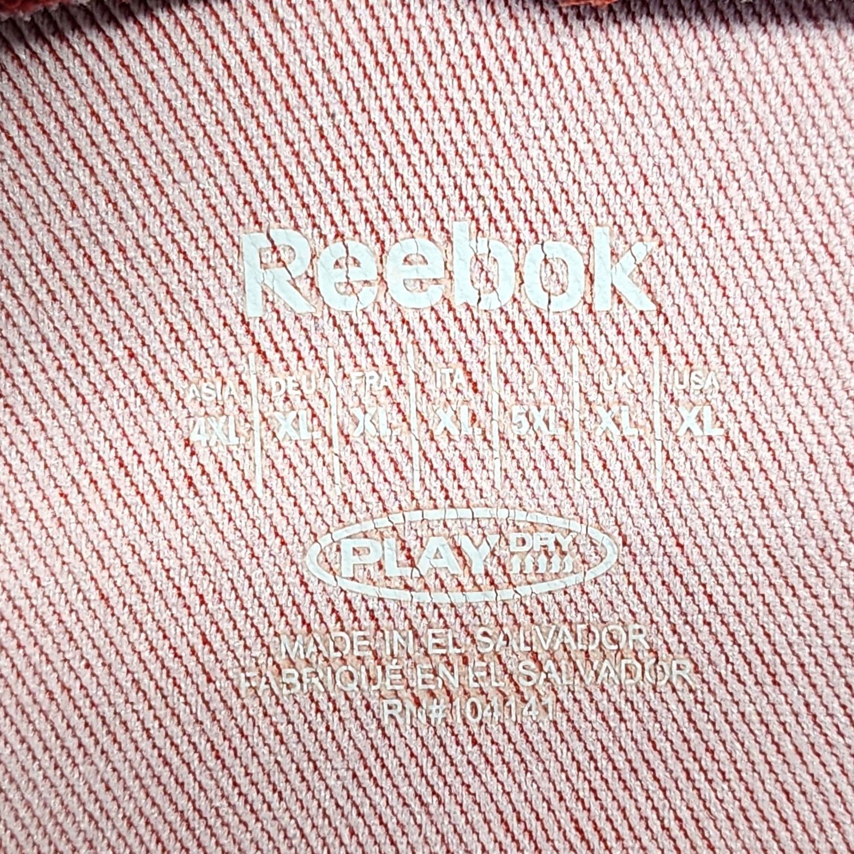 Reebok Reebok Mens Shirt Baselayer XL Red Long Sleeve Play Dry Performance Wicking Size US XL / EU 56 / 4 - 3 Thumbnail