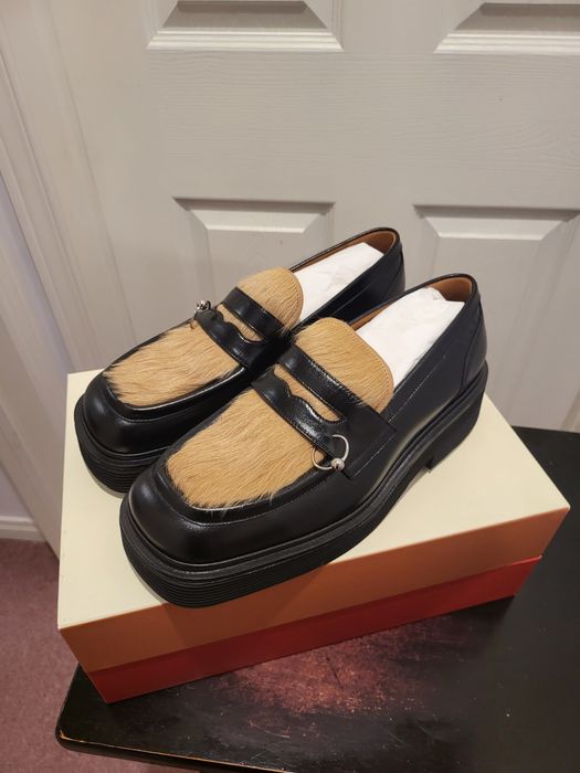 marni chunky loafers