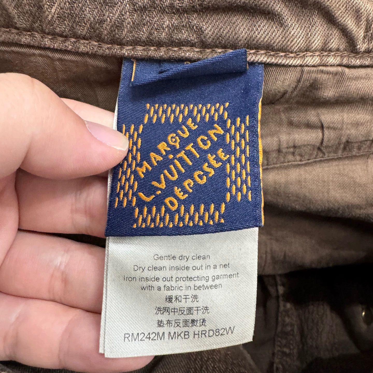 Louis Vuitton Louis Vuitton x Timberland Checkerboard Jeans 31 Size US 31 - 3 Thumbnail