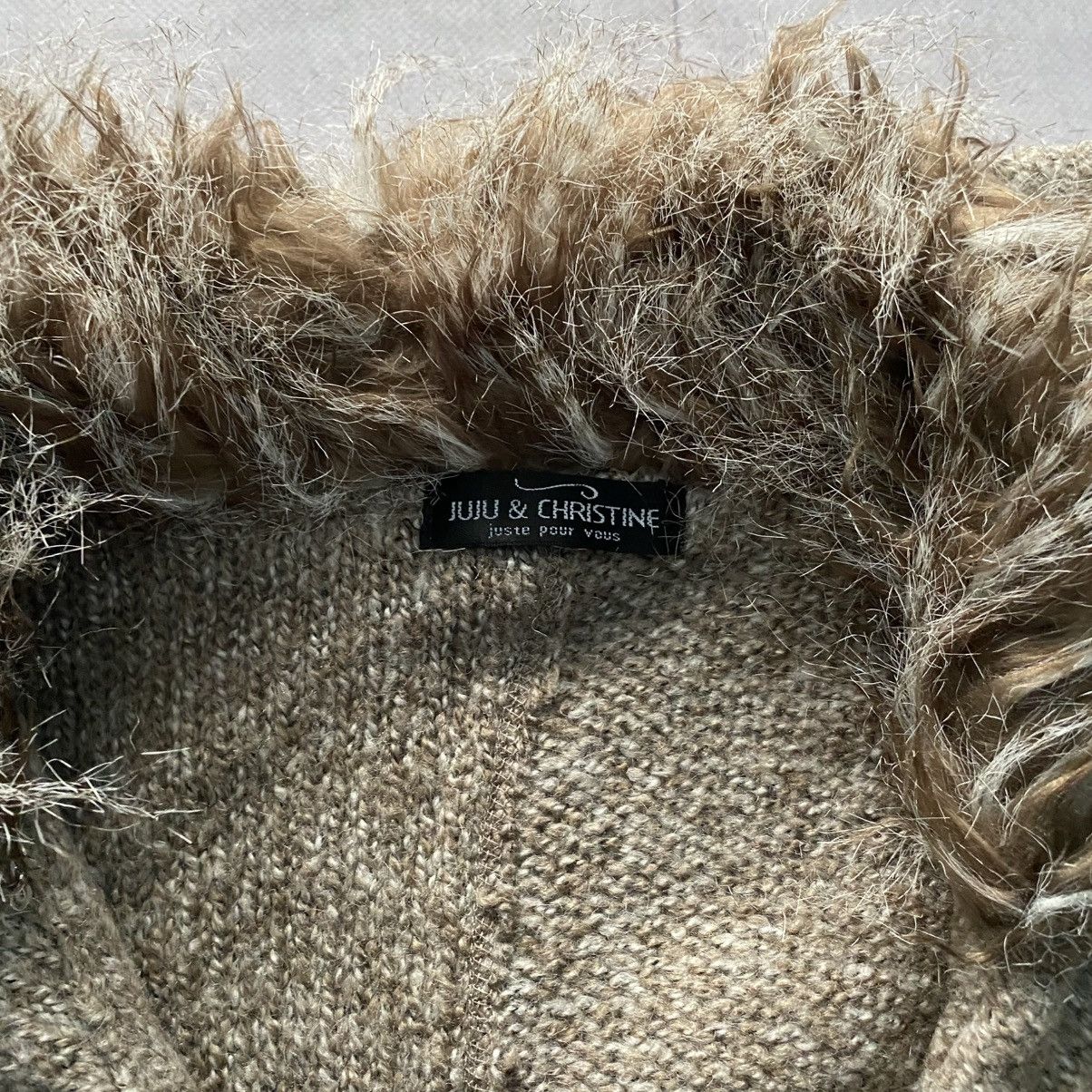 Hysteric Glamour Gothic Zone Bleue Style Japan Faux Fur Sweater LGB Vibe Size L / US 10 / IT 46 - 7 Thumbnail