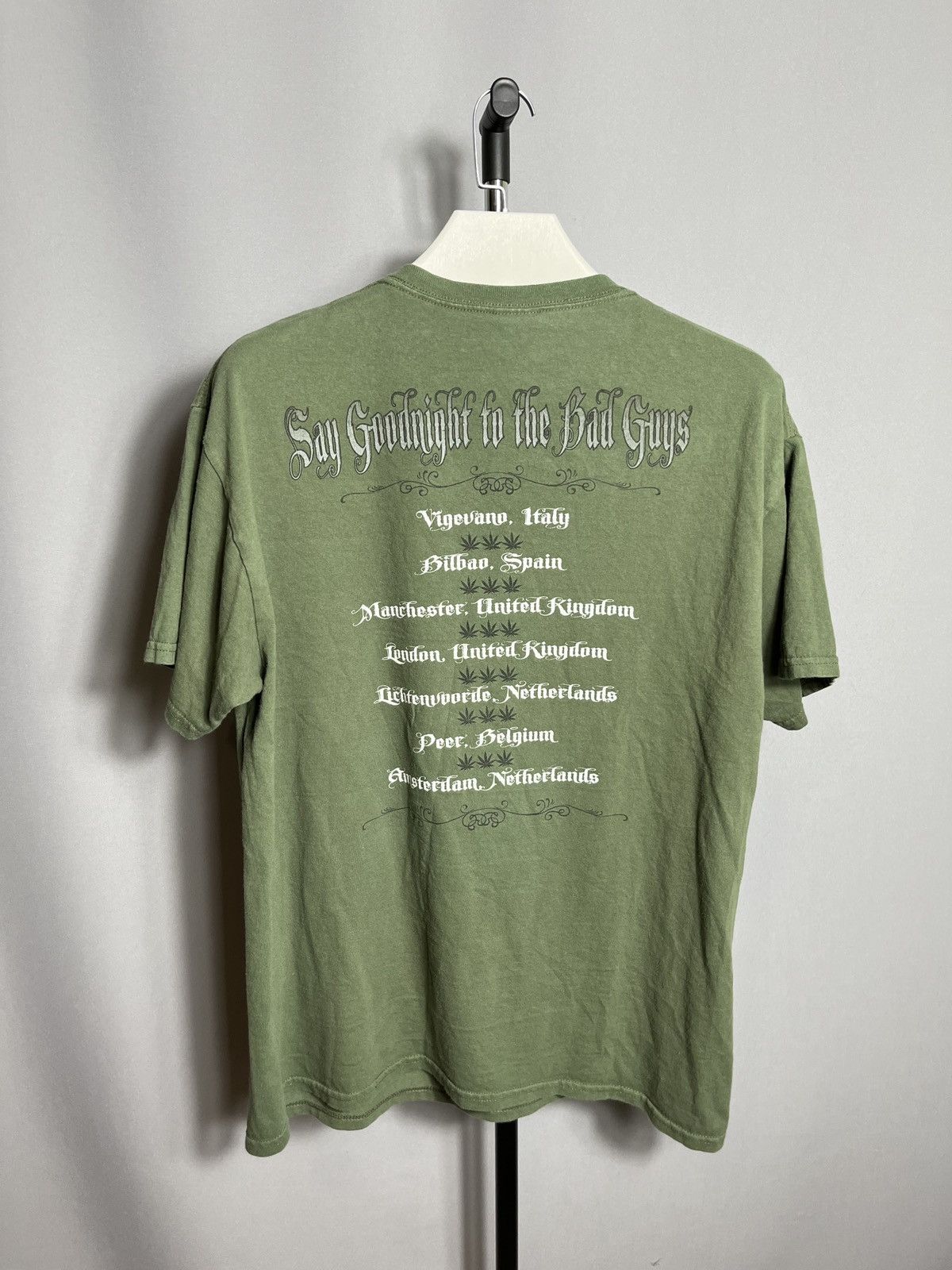 Band Tees Gildan 2010 The Black Crowes T-Shirt Say Goodnight Bad Guys Size US L / EU 52-54 / 3 - 8 Thumbnail