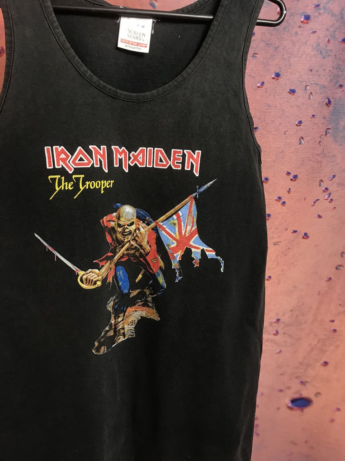 Band Tees Vintage 90s Iron maiden The Trooper band rock tee Size US L / EU 52-54 / 3 - 2 Thumbnail