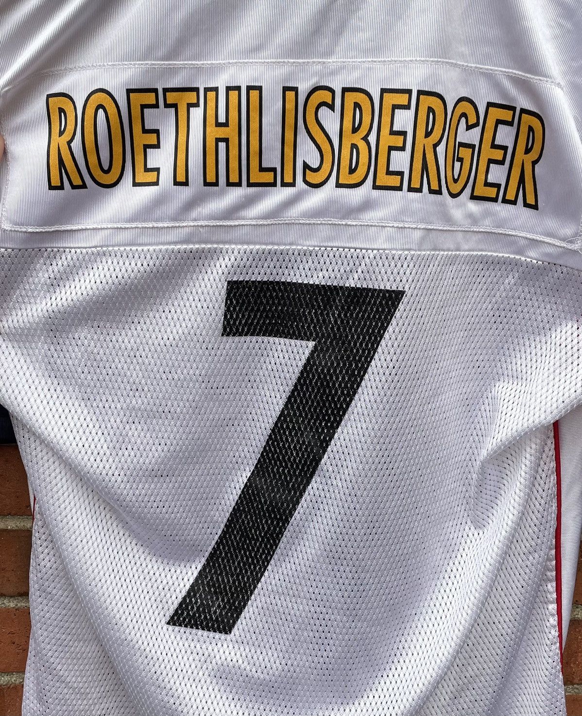 Reebok Roethlisberger #7 Pittsburgh Steelers NFL 2006 SB 40 Jersey Size US M / EU 48-50 / 2 - 8 Thumbnail
