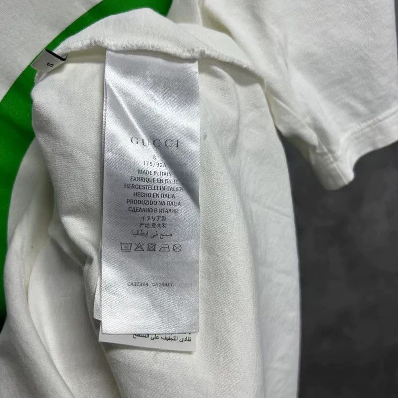 Gucci Gucci The latest white round-neck printed logo short sleeve Size US S / EU 44-46 / 1 - 5 Thumbnail