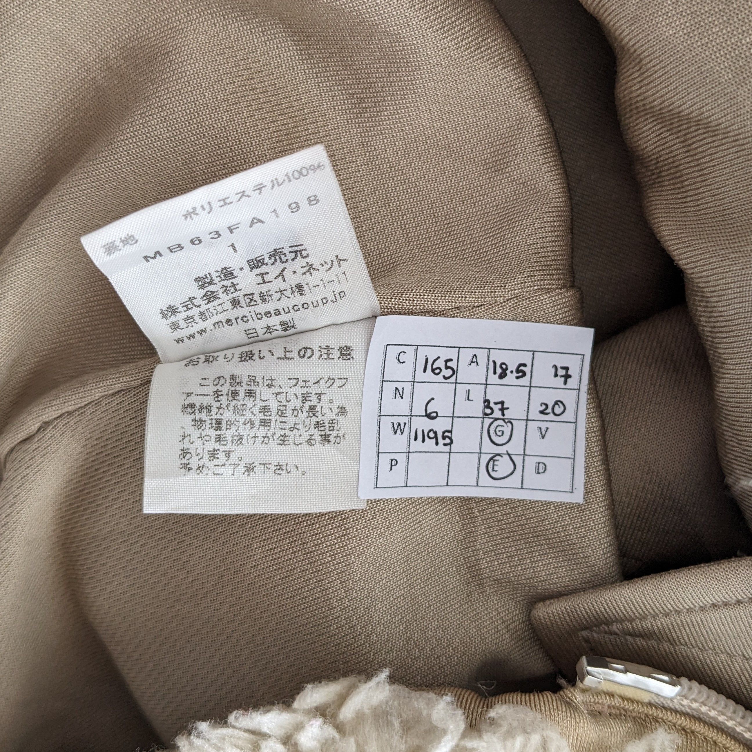 Vintage Vintage Mercibeaucoup Japanese Brand Winter Woman's Fur Coat Size US XS / EU 42 / 0 - 8 Thumbnail