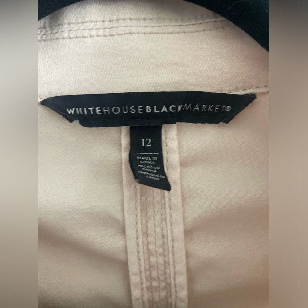 White House Black Market White House black market button down cream jacket Size XL / US 12-14 / IT 48-50 - 2 Thumbnail