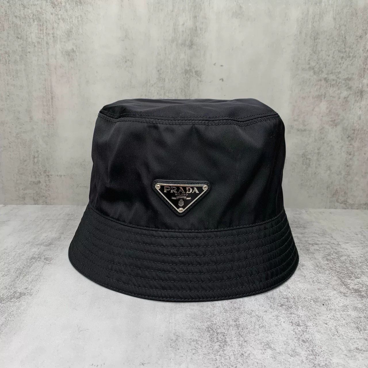 Prada Prada Black Fisherman Hat Size ONE SIZE - 1 Thumbnail