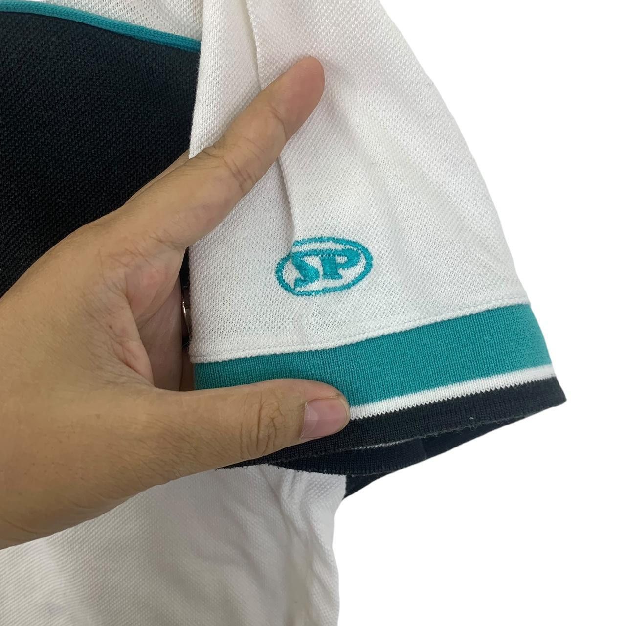 Vintage Vintage SPALDING TENNIS Twin Tipped Polo Tee Shirt Top Snap Size US XL / EU 56 / 4 - 5 Thumbnail