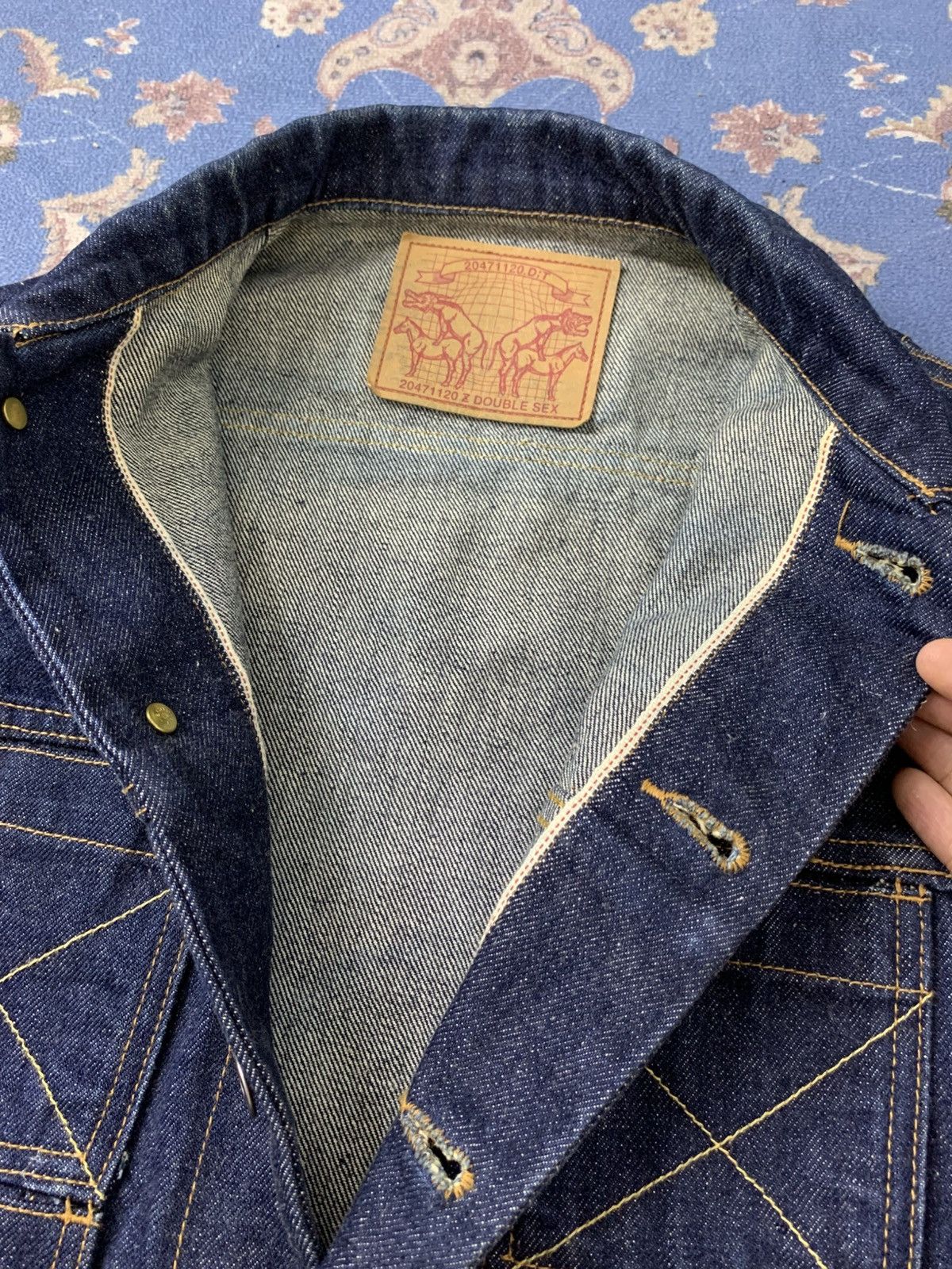 20471120 20471120 Double Sex Selvedge Denim Jacket Size US S / EU 44-46 / 1 - 7 Thumbnail
