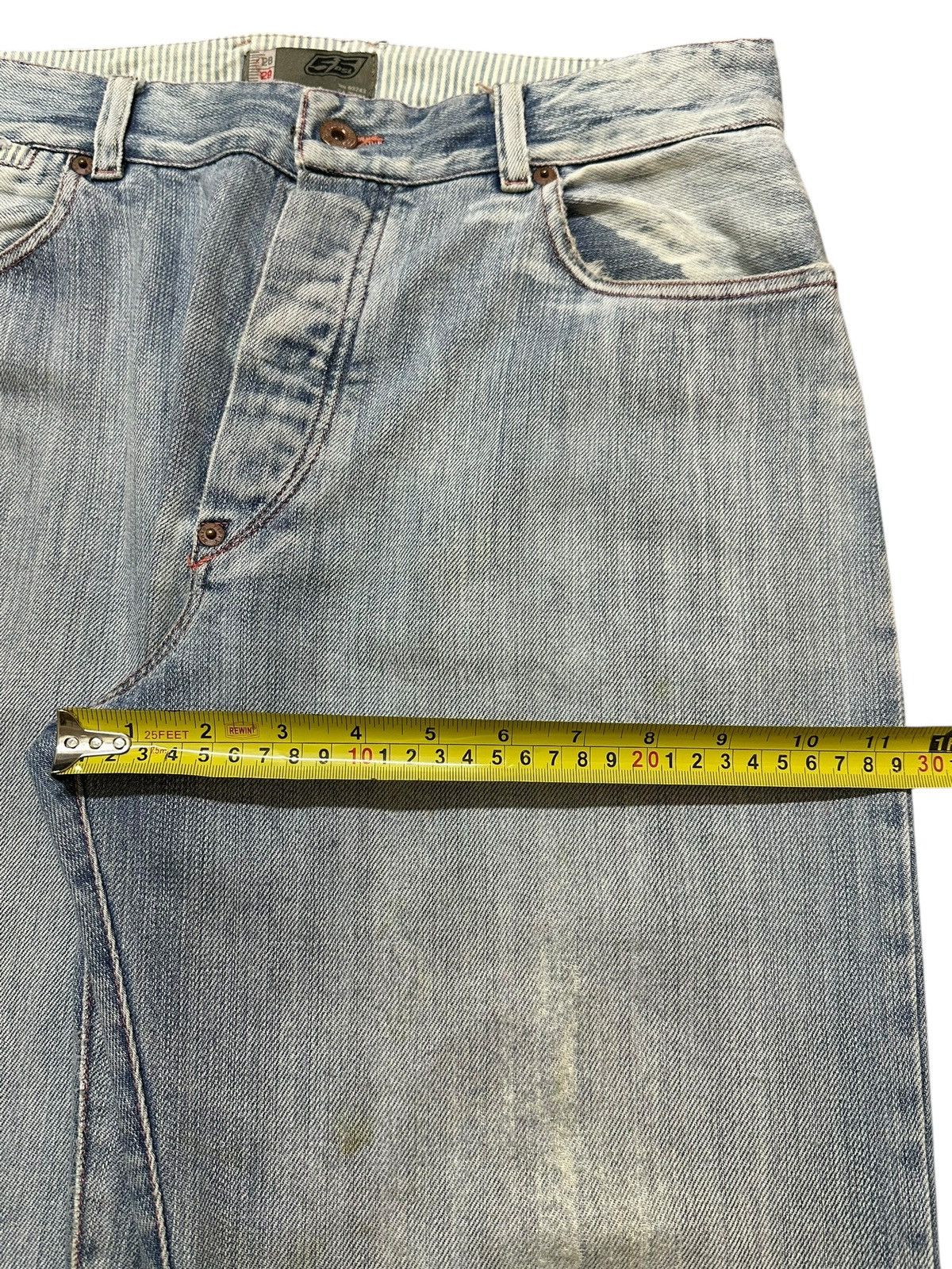 Diesel Vintage Diesel Blue Faded Wash Style Loose Jeans Size US 31 - 16 Thumbnail