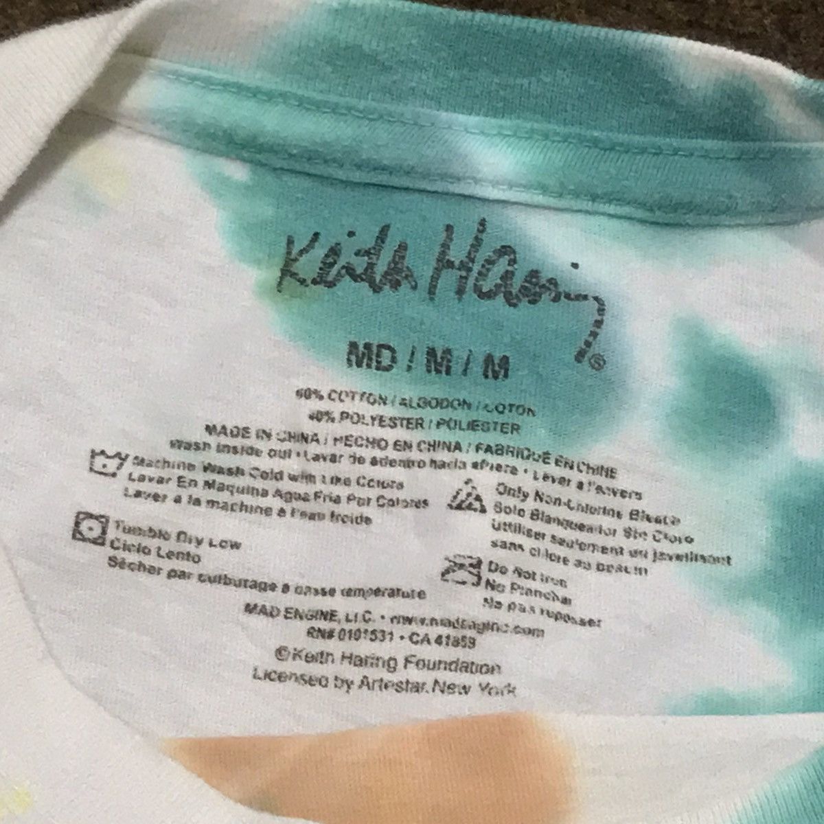 Keith Haring Keith Haring tshirt Tee Tie Dye Camouflage size m grafitti Size US M / EU 48-50 / 2 - 3 Thumbnail