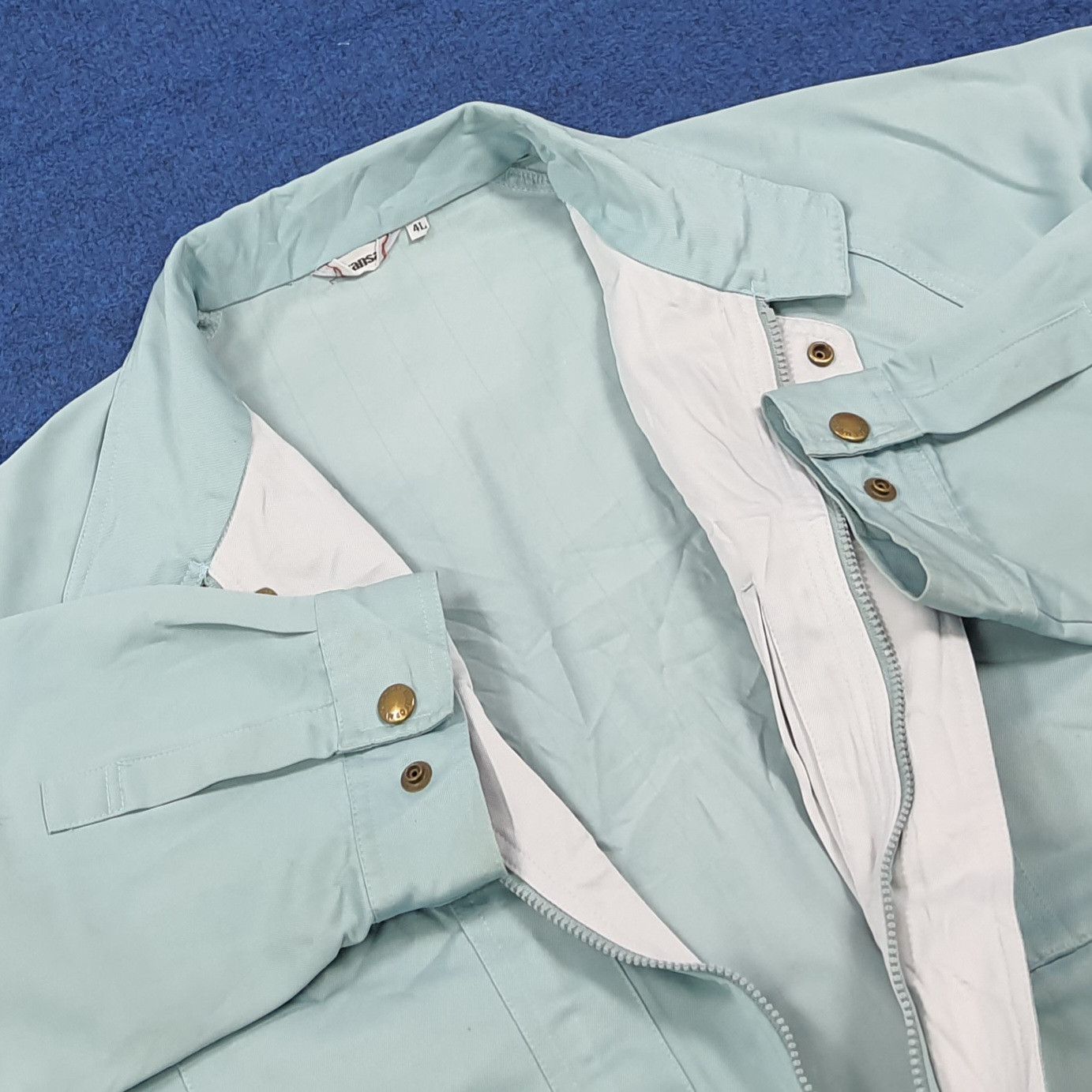 Japanese Brand Vintage Kansai x Number Nine Custom Logo Work Jacket C288N9 Size US XL / EU 56 / 4 - 7 Thumbnail