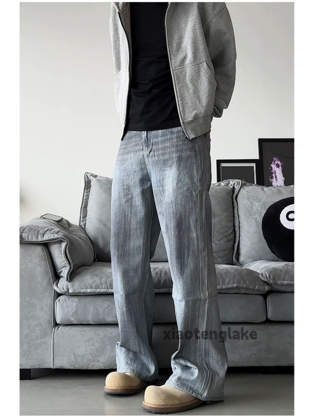 Japanese Brand × Vintage utility pattern washed faded cleanfit yuppie y2k jeans Size US 32 / EU 48 - 3 Thumbnail