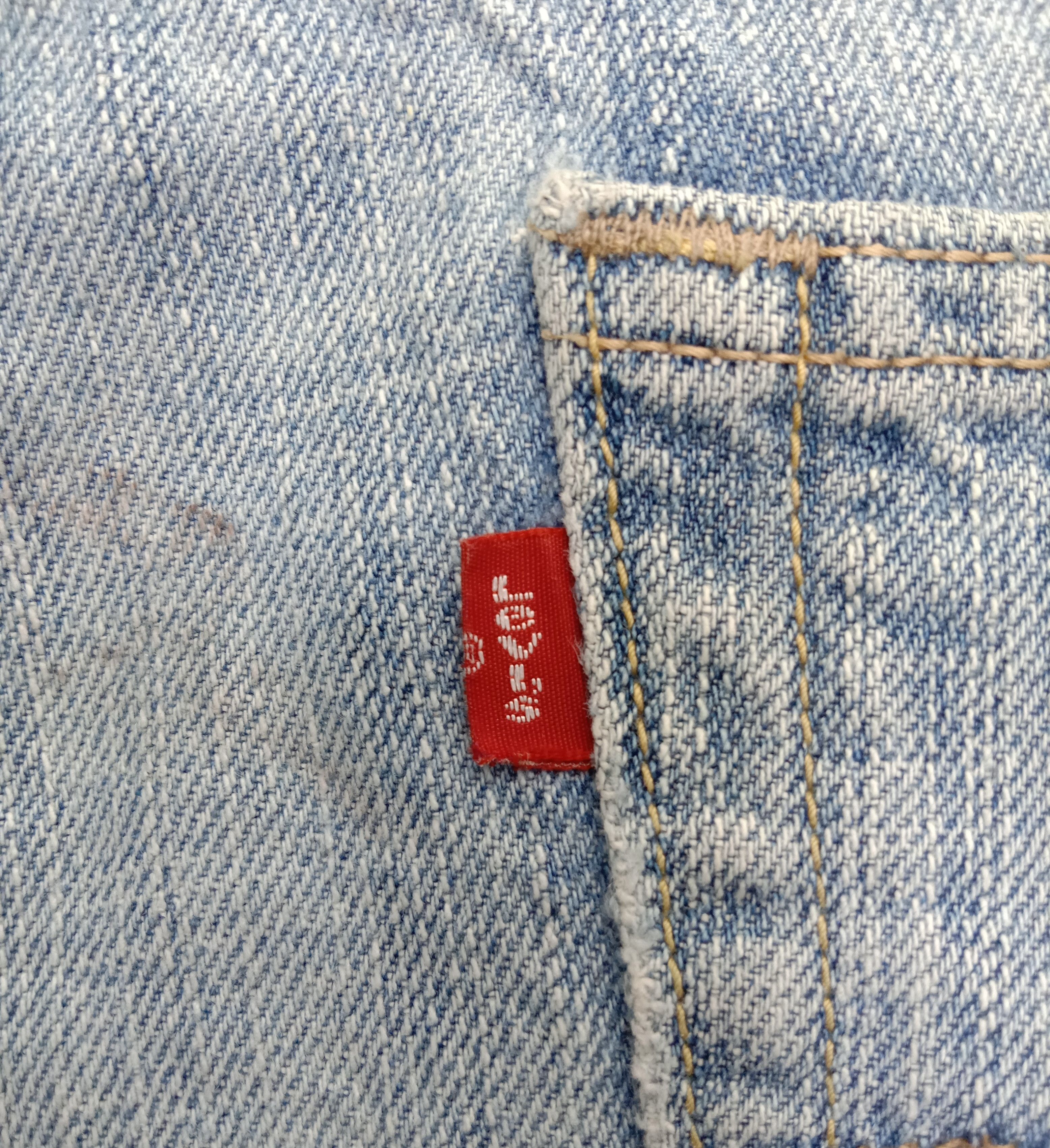 Levi's Vintage Levi's 514 Jeans Light Wash Slim Straight Denim Size US 34 / EU 50 - 11 Thumbnail