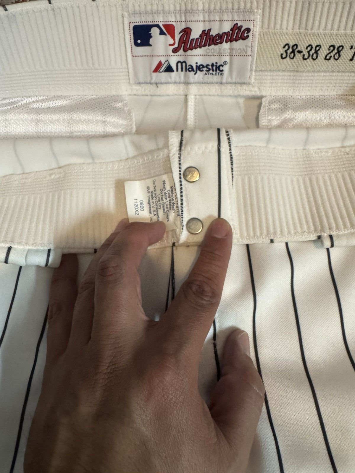 Majestic Officially Licensed MLB pants size 38 Astros Pinstripe Size US 38 / EU 54 - 3 Thumbnail