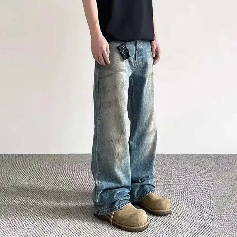 Jean Tie-Dye Vintage Flared Street Jeans Size US 32 / EU 48 - 1 Thumbnail