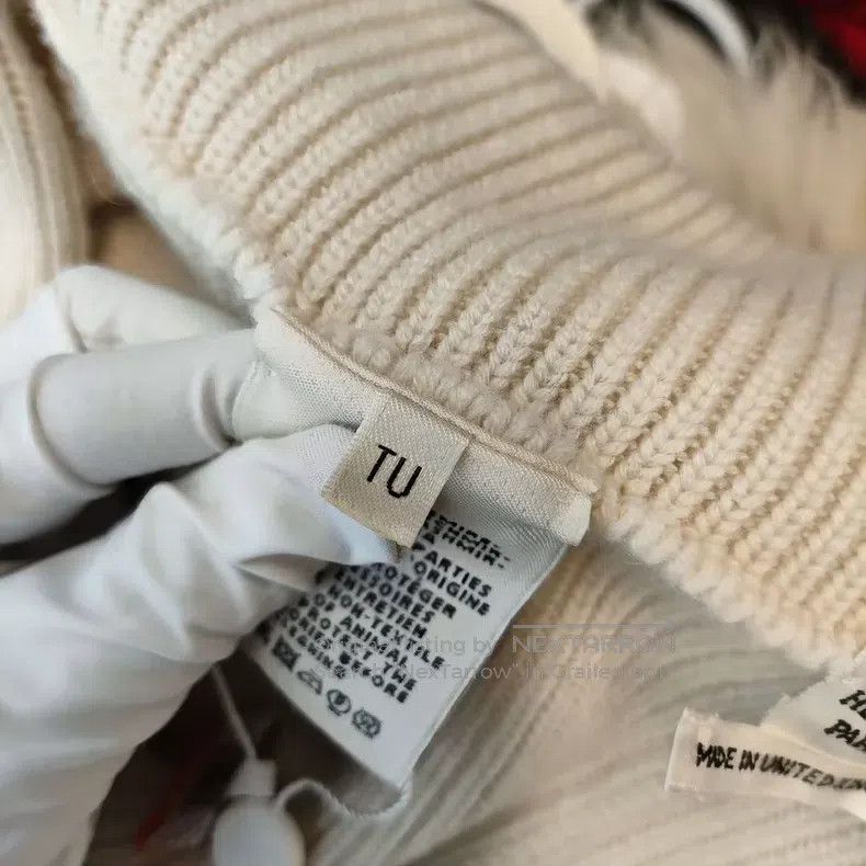 Hermes Hermes size TU White Cashmere Knitted Hoodie Overcoat Size M / US 6-8 / IT 42-44 - 3 Thumbnail