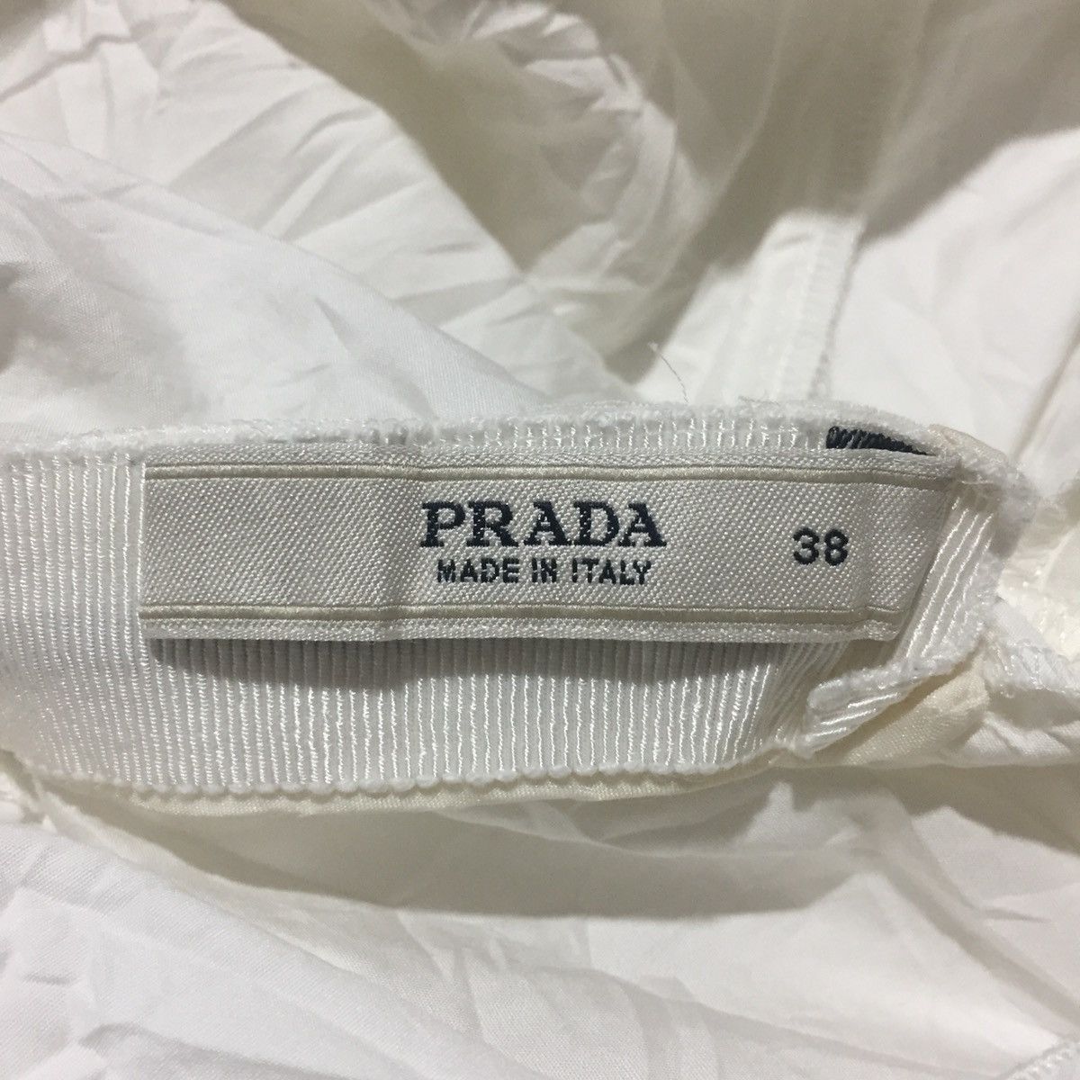 Prada Vintage Prada Blouses Cotton Size S / US 4 / IT 40 - 7 Thumbnail