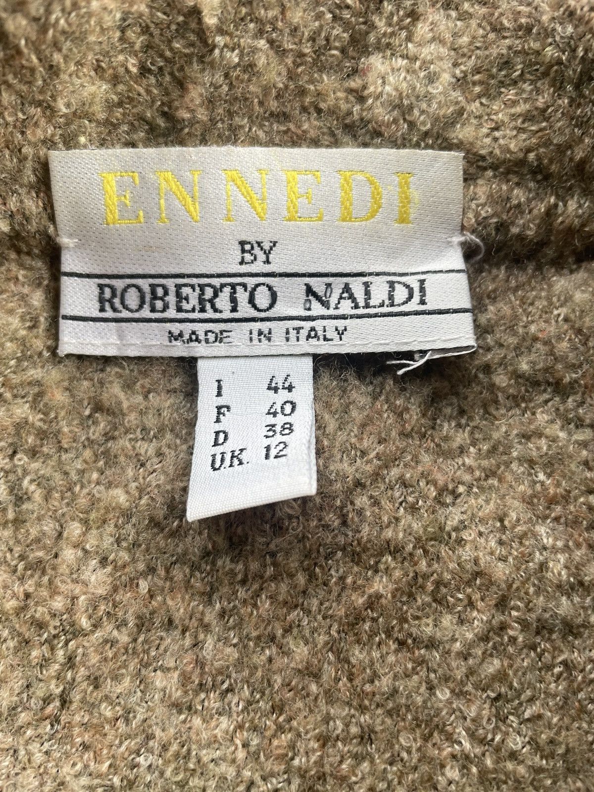 Vintage Vintage Ennedi by Roberto Naldi Wool Jacket Size XL / US 12-14 / IT 48-50 - 15 Thumbnail