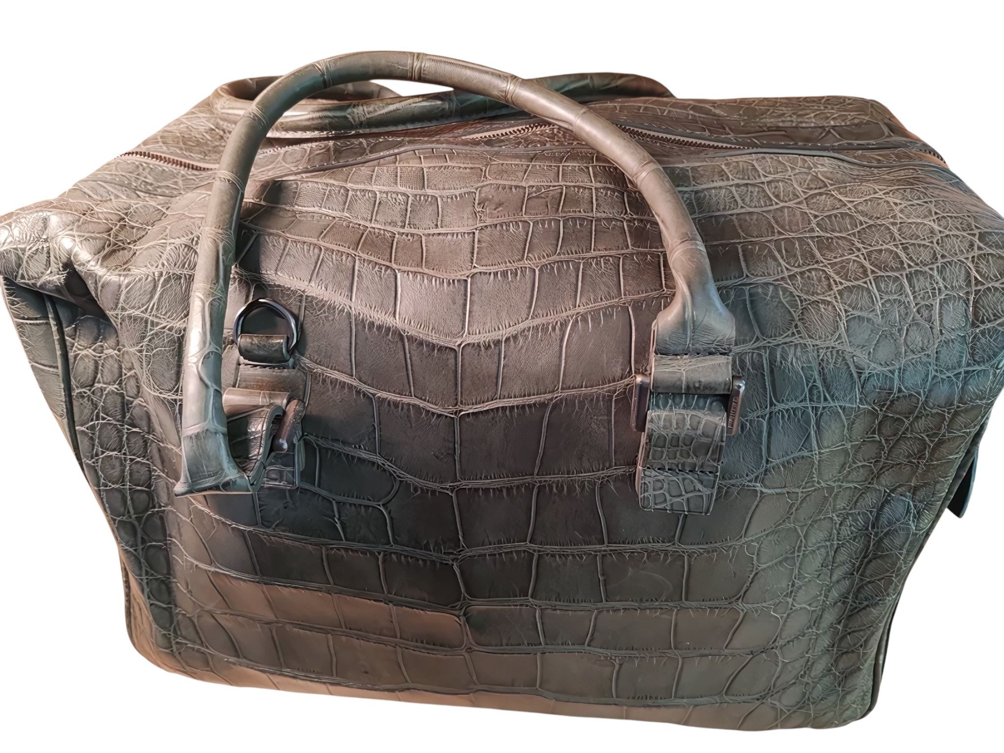 Giorgio Armani REAL CROCODILE LEATHER BAG WITH CROCODILE FOLDER Size ONE SIZE - 2 Thumbnail