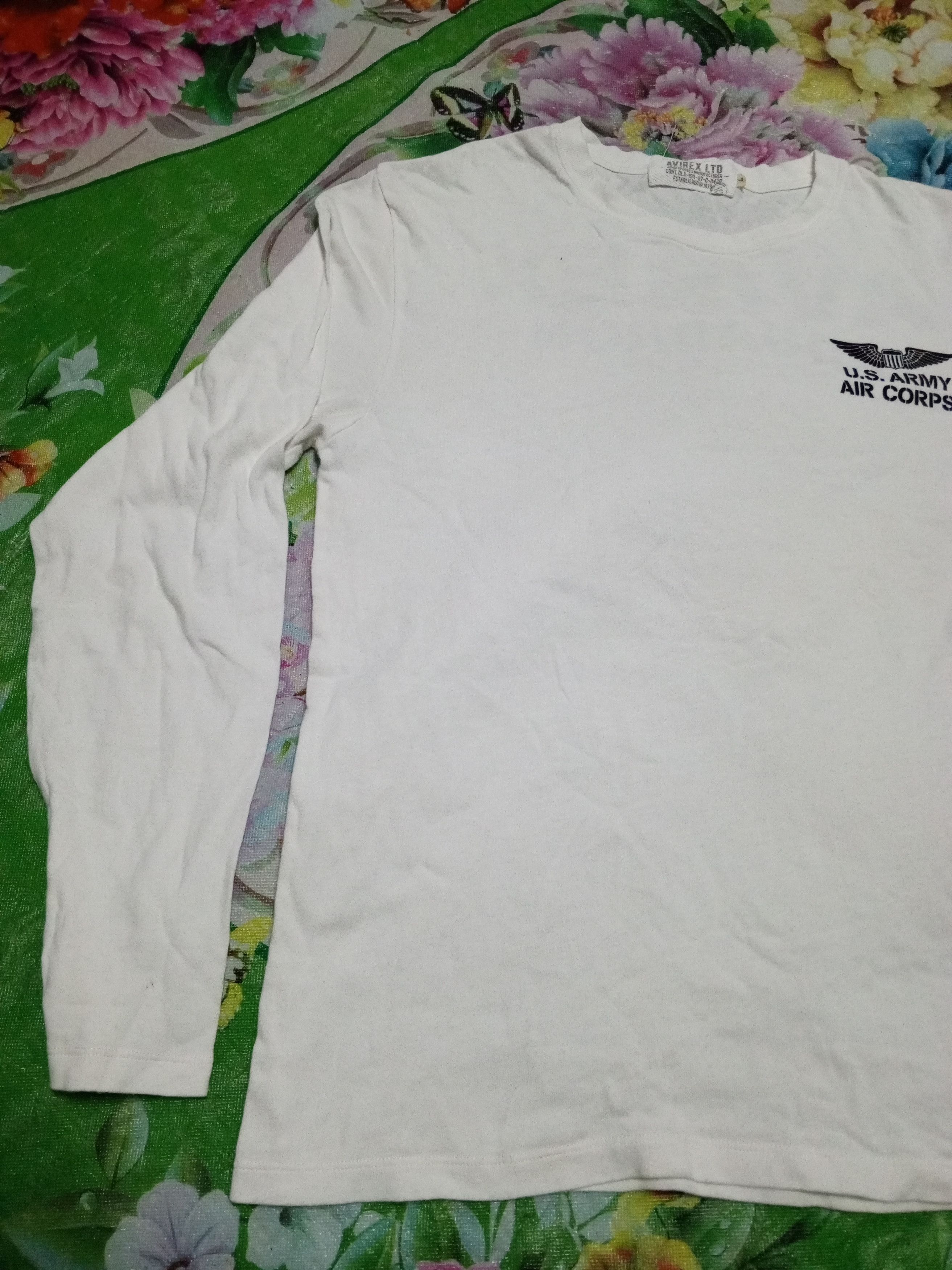 Avirex AVIREX U.S ARMY WHITE TEE LONG SLEEVE Size US L / EU 52-54 / 3 - 2 Thumbnail