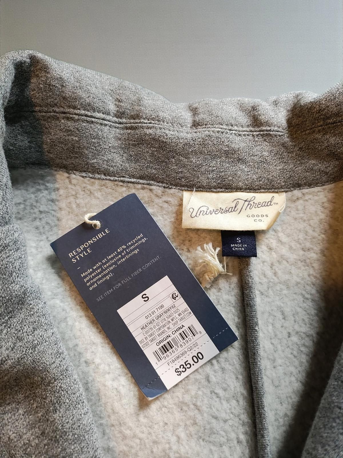Other Universal Thread Heather Gray Knit Blazer Jacket Size Small Size S / US 4 / IT 40 - 7 Thumbnail