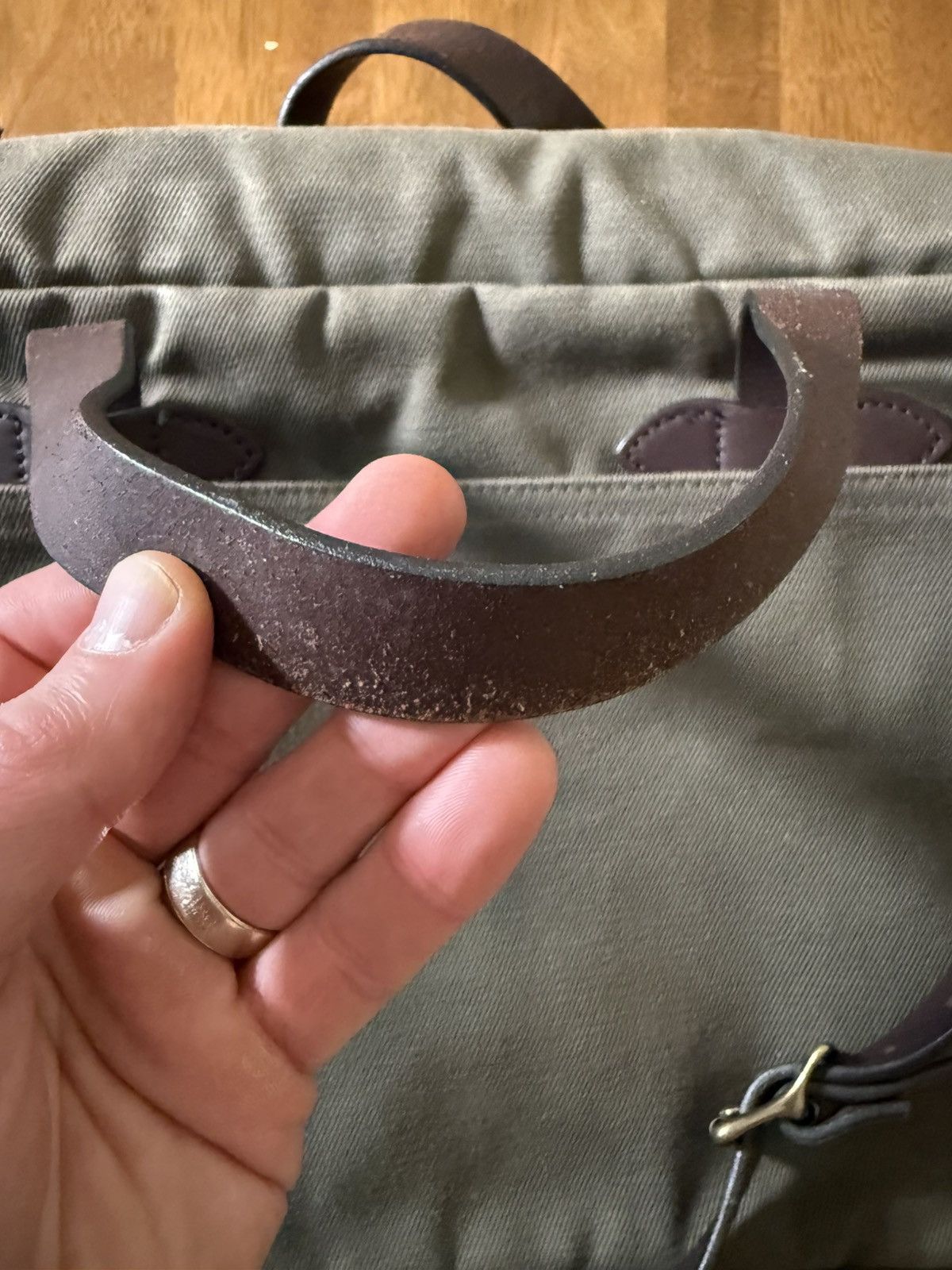 Filson Filson 256 Briefcase Otter Green USA Made Black Label Size ONE SIZE - 7 Thumbnail