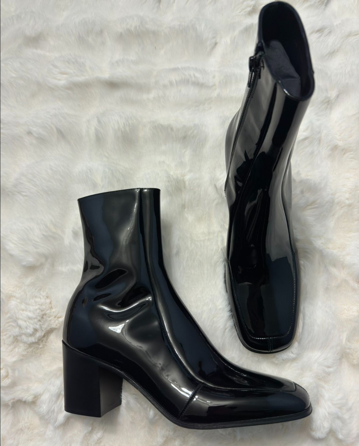 Saint Laurent Paris saint laurent patent leather boots Size US 7 / EU 40 - 2 Thumbnail