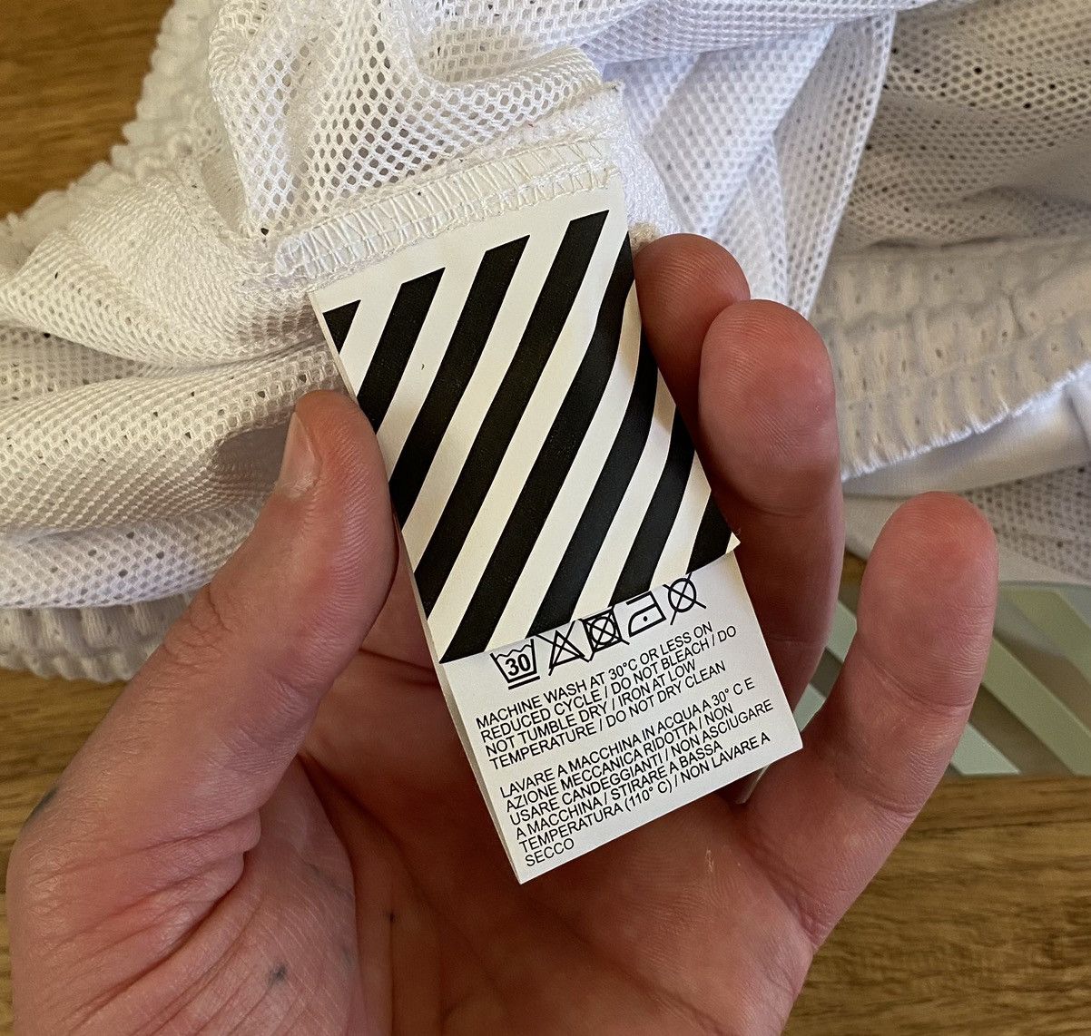 Off-White Off White Virgil Abloh Big Logo Shorts x Streetwear Size US 32 / EU 48 - 8 Thumbnail