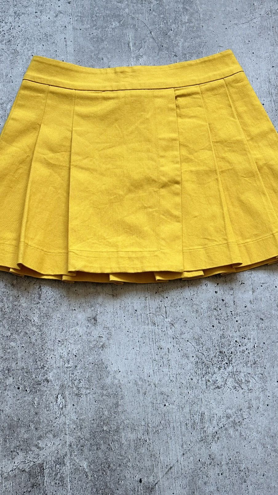 Moncler Women's Moncler Gonna A Portafoglio Yellow Mini Skirt Size 30" / US 8 / IT 44 - 5 Thumbnail
