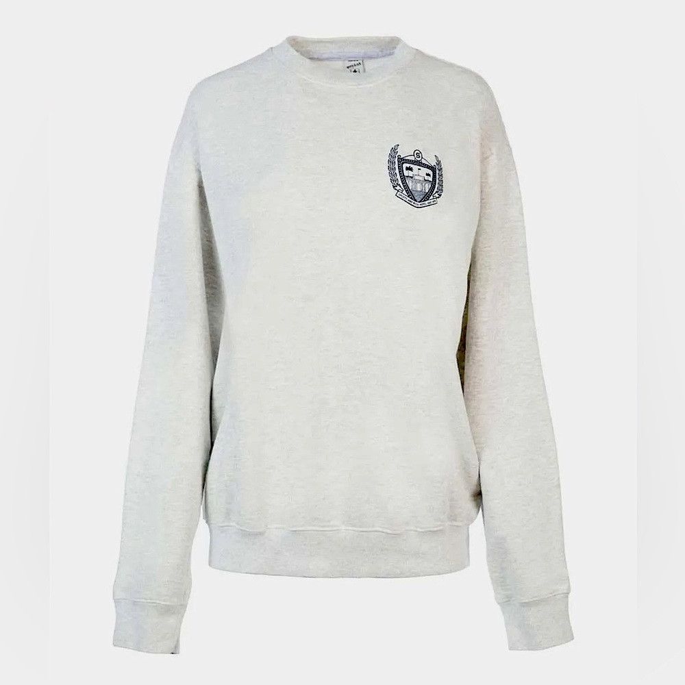 Sporty & Rich Sporty & Rich Melange grey cotton sweatshirt Size XS / US 0-2 / IT 36-38 - 2 Thumbnail