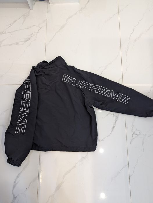 Supreme Supreme spellout embroidered track jacket | Grailed