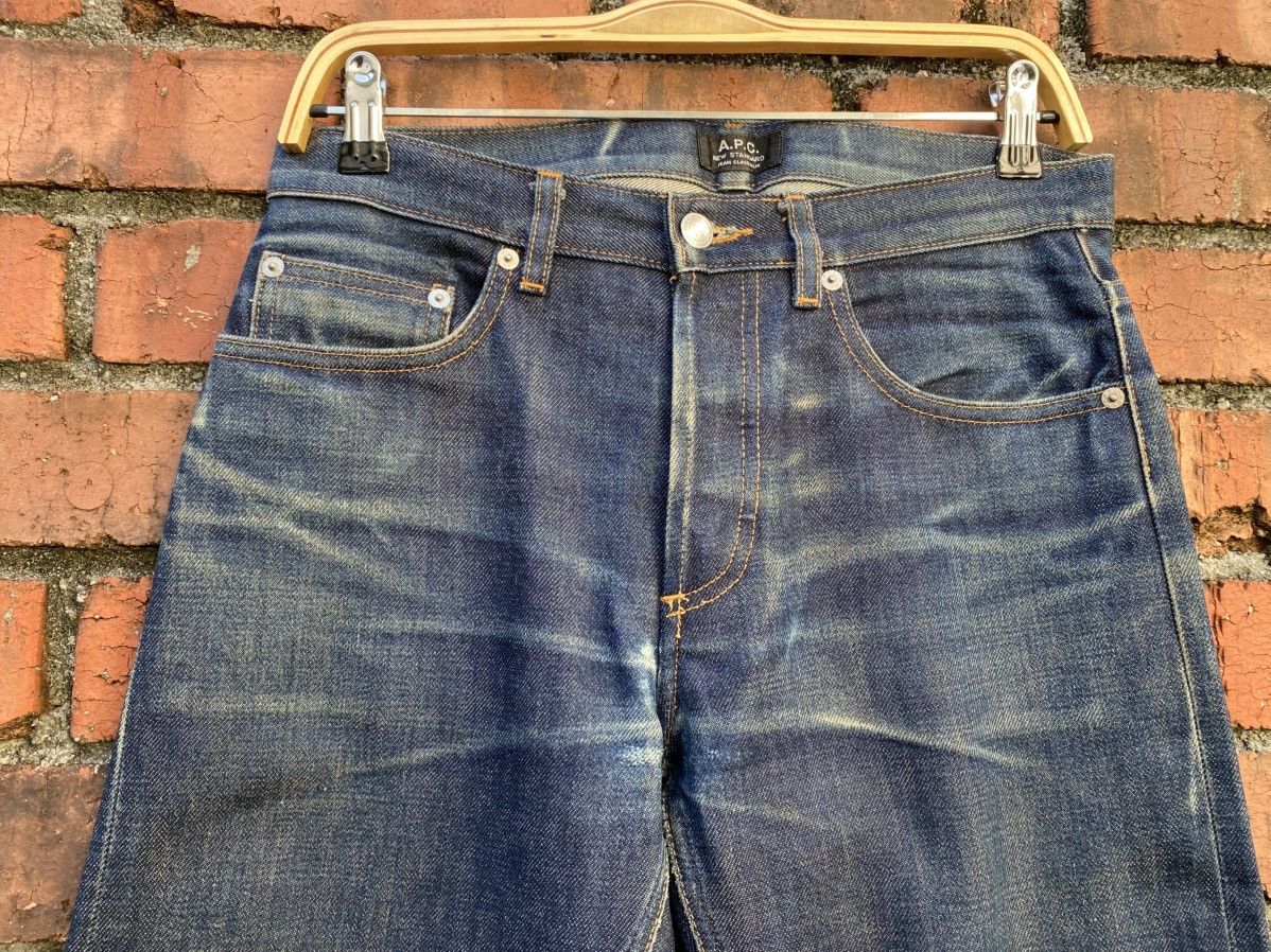 A.P.C. W30x29.5 A.P.C redline new standard cut distressed Size US 30 / EU 46 - 4 Thumbnail
