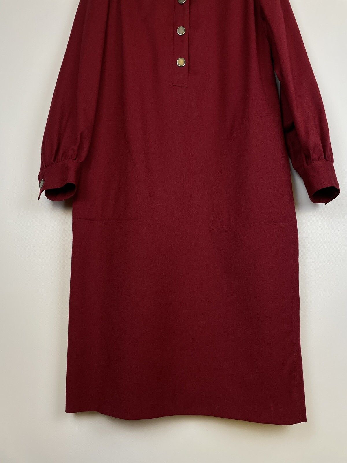 Yves Saint Laurent Vintage Yves Saint Laurent Variation Wool Blend Dress France Size S / US 4 / IT 40 - 4 Thumbnail