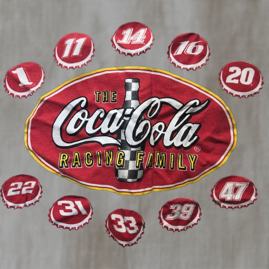 Hanes Hanes White The Coca-Cola Racing Family Crew Necked Shirt Adult M Size US M / EU 48-50 / 2 - 1 Thumbnail