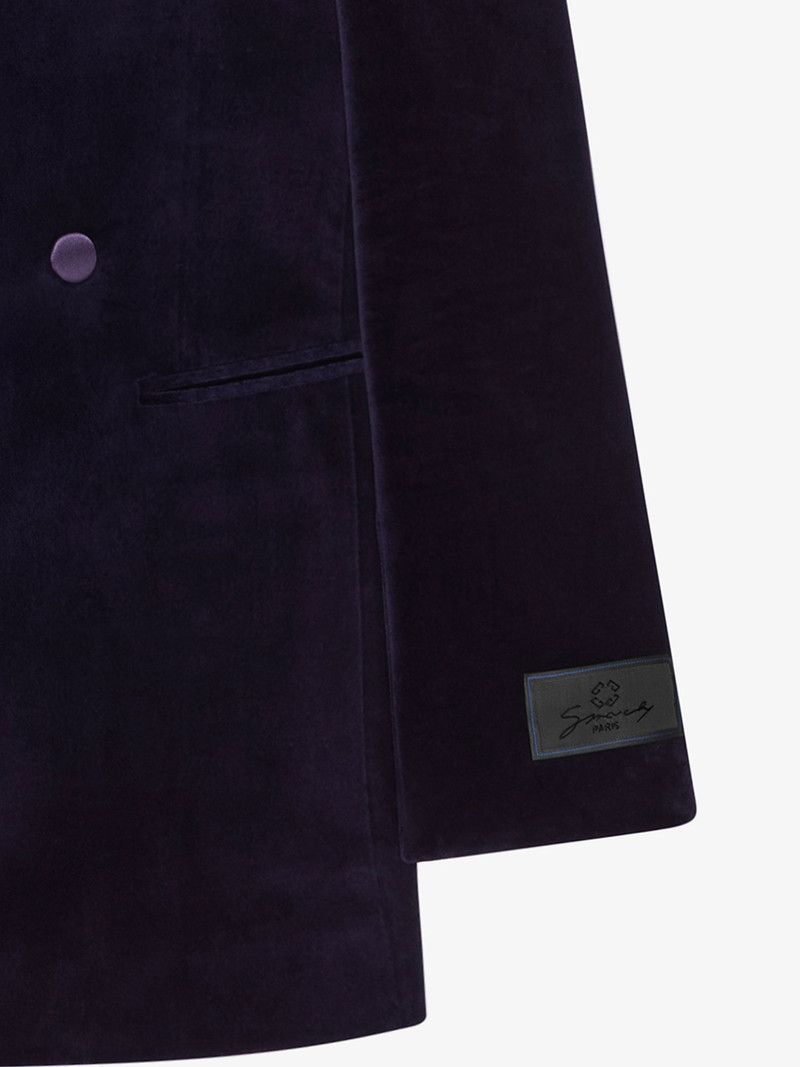 Givenchy o1n1vont0326 Slim Fit Jacket in Blue Size US M / EU 48-50 / 2 - 4 Thumbnail