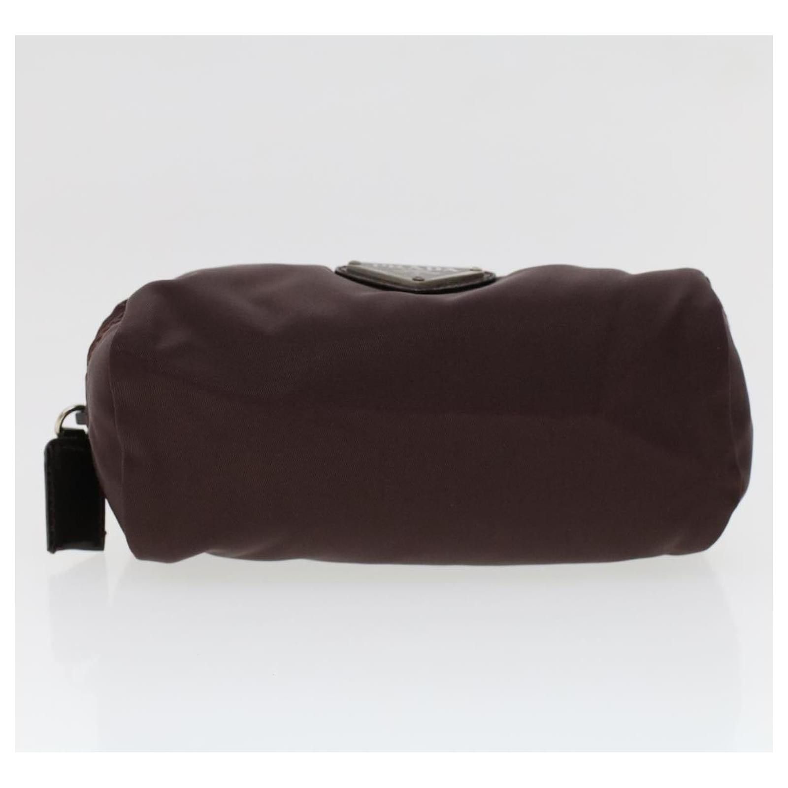 Prada o1srvl11e0624 Size: OS / Cosmetic Pouch in Brown Size ONE SIZE - 6 Thumbnail