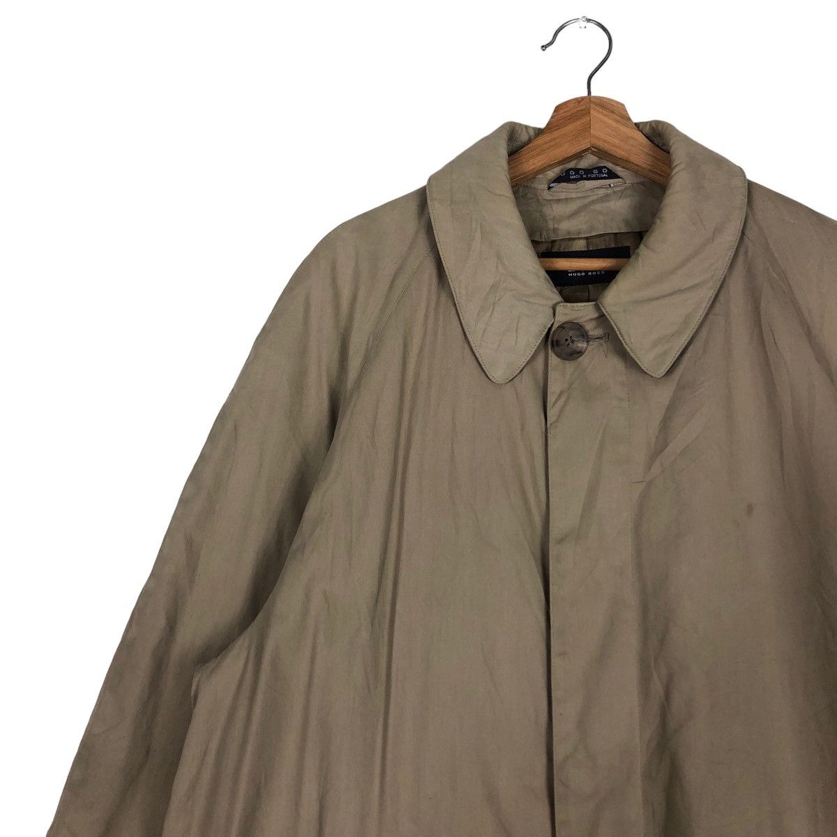 Hugo Boss 🔥Rich Brown - Fly Coats Long Jacket Hugo Boss Double Layer Size US M / EU 48-50 / 2 - 7 Thumbnail