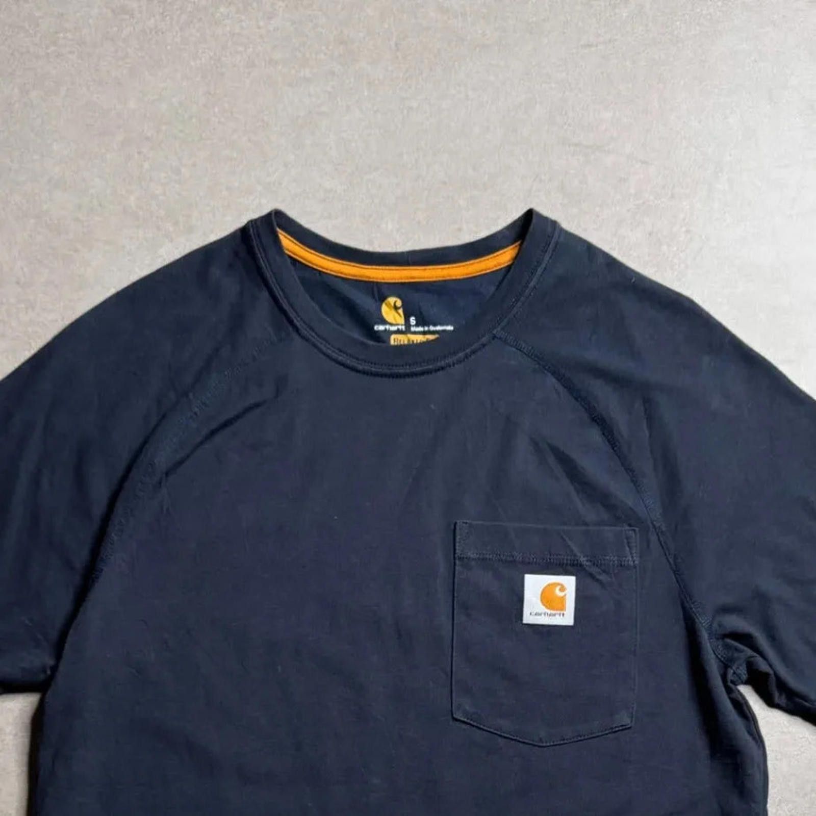 Carhartt Vintage Carhartt Navy T-Shirt - 3XS Size US M / EU 48-50 / 2 - 3 Thumbnail