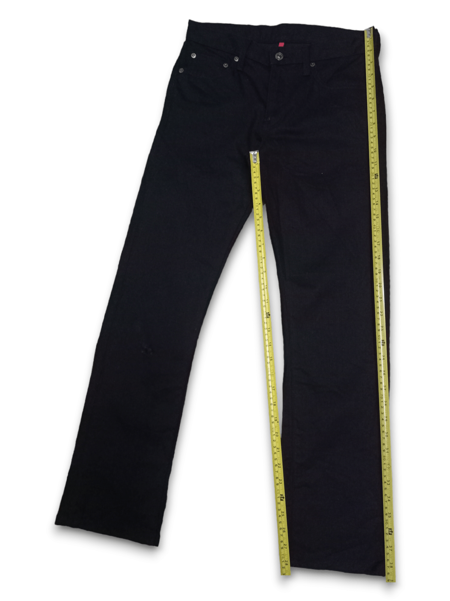 Japanese Brand × Uniqlo Vintage S001 Japanese Uniqlo Black Denim Pants Size US 30 / EU 46 - 11 Thumbnail
