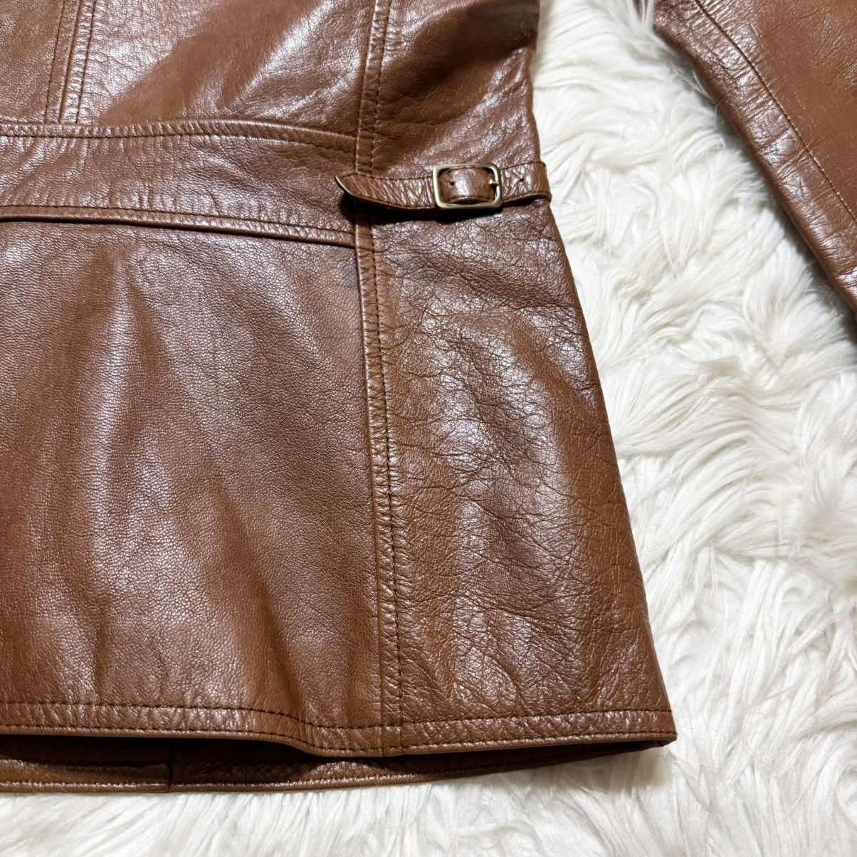 Dolce & Gabbana Authentic Dolce & Gabbana Runway Zip-Up Leather Jacket Size US S / EU 44-46 / 1 - 13 Thumbnail
