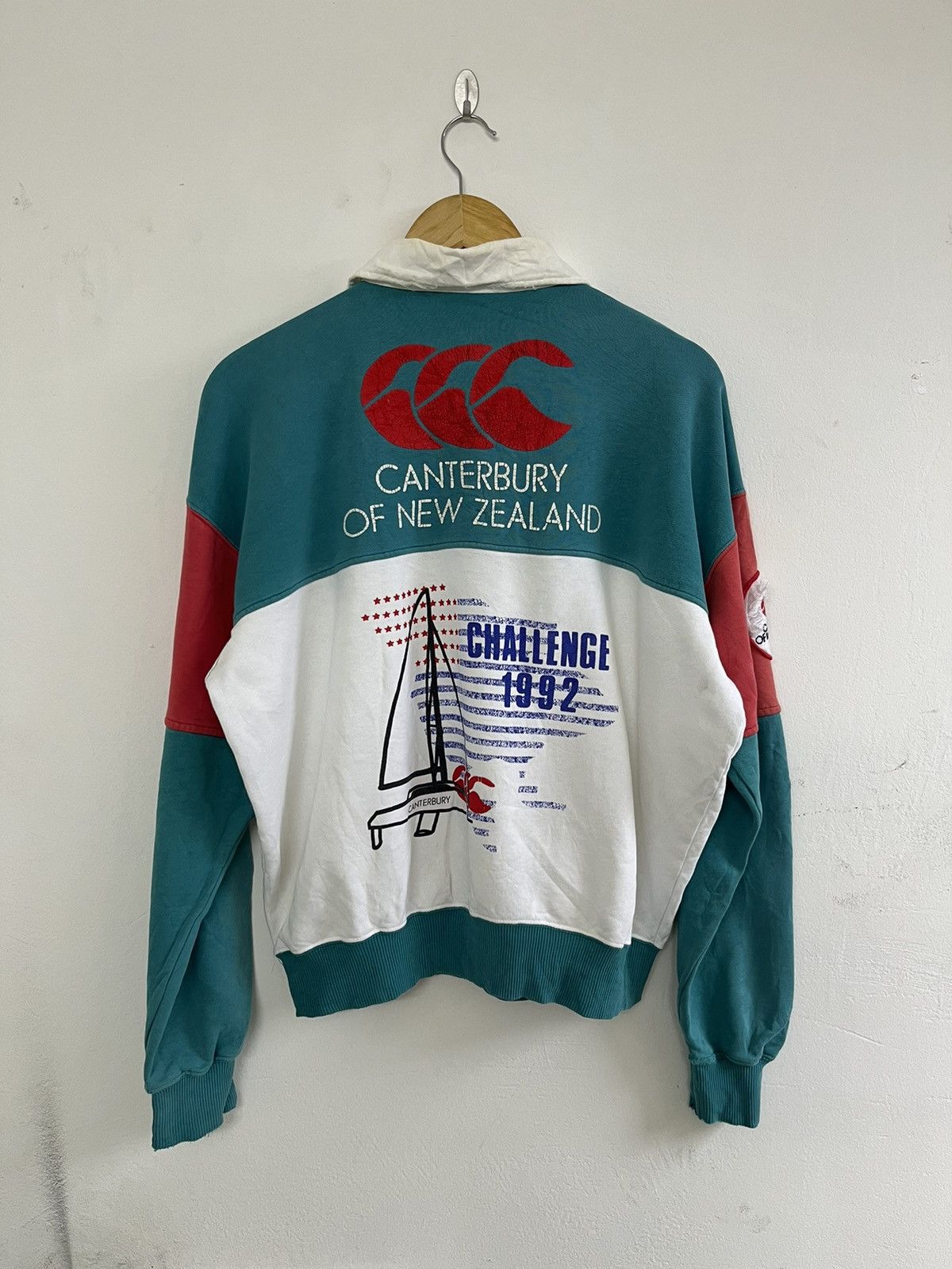 Canterbury of New Zealand RARE! Vintage 92’ Canterbury Sailing Challenge Sweatshirt Size US M / EU 48-50 / 2 - 5 Thumbnail