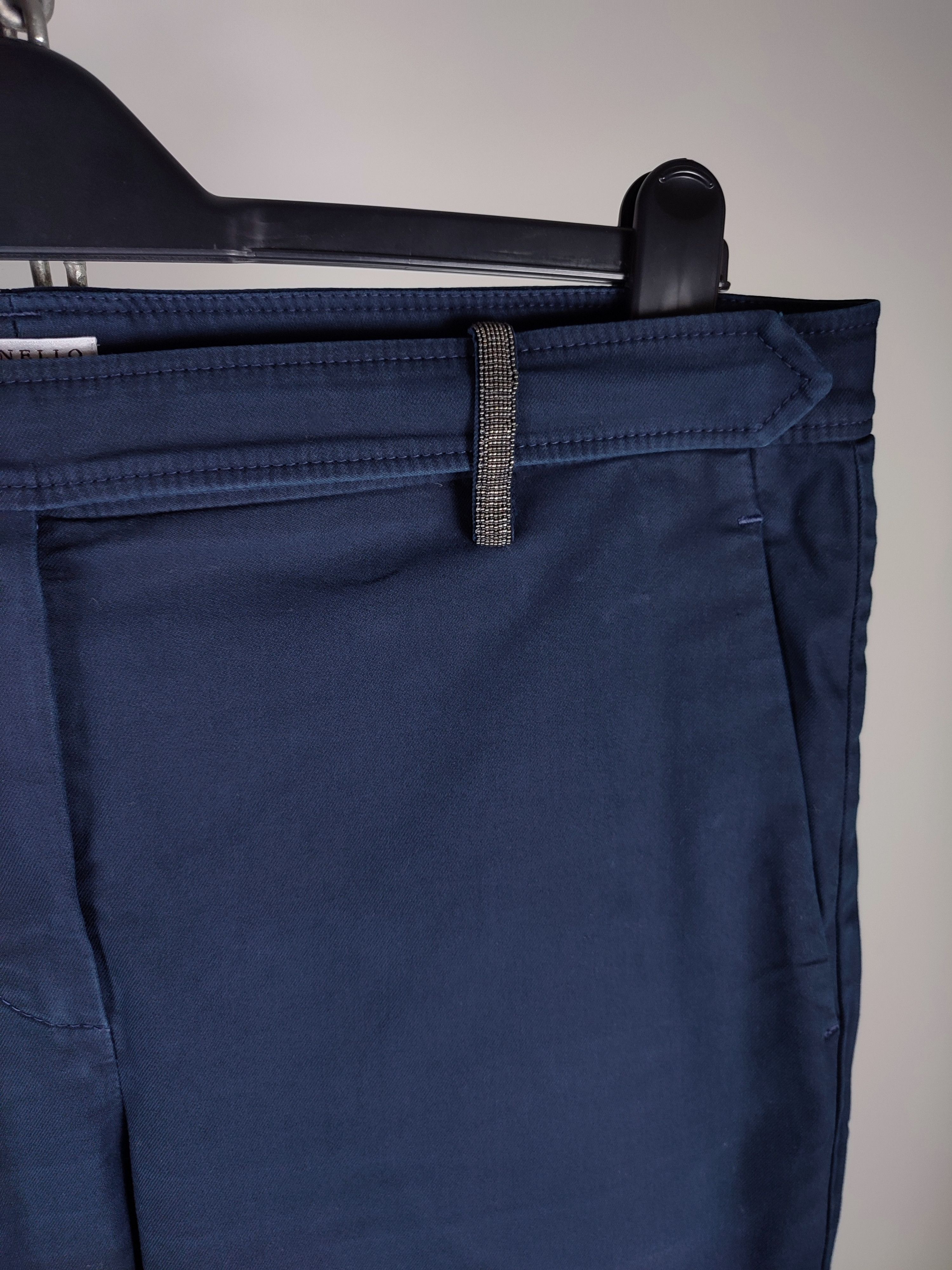 Brunello Cucinelli Brunello Cucinelli Monolithic Chain Casual Pants Size 32" / US 10 / IT 46 - 1 Thumbnail