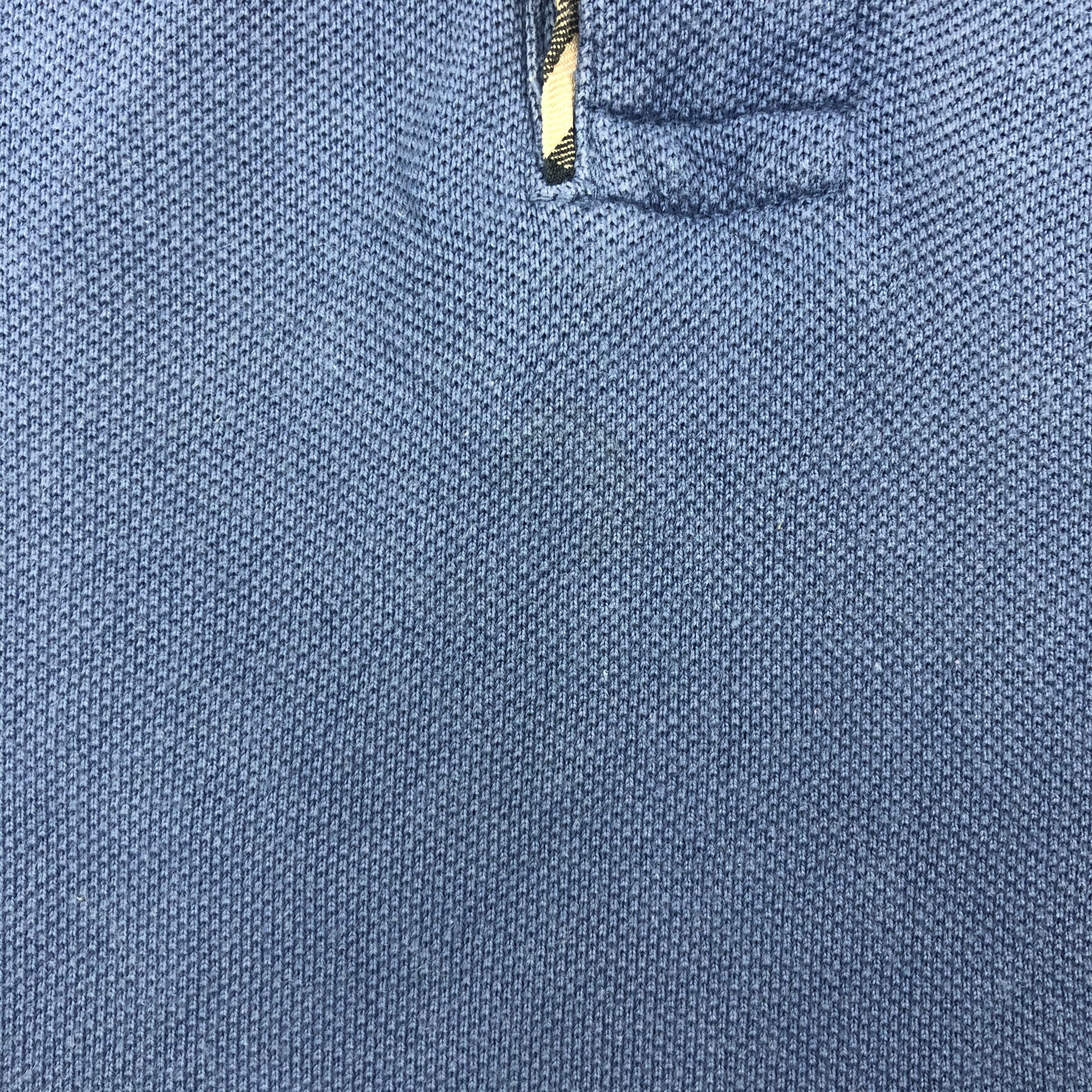 Burberry Vintage Burberry London Nova Check Button Tshirt - H058 Size US L / EU 52-54 / 3 - 5 Thumbnail