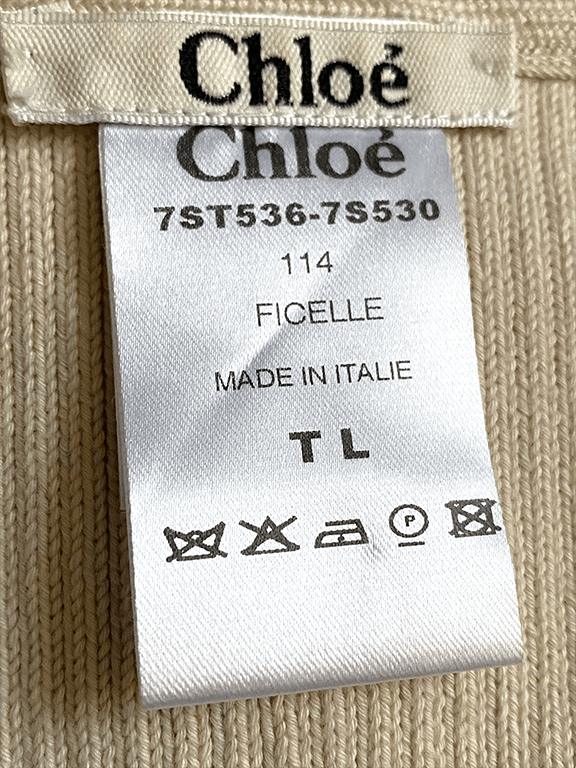 Chloe Heavy weight ribbed sweater jacket Size M / US 6-8 / IT 42-44 - 9 Thumbnail