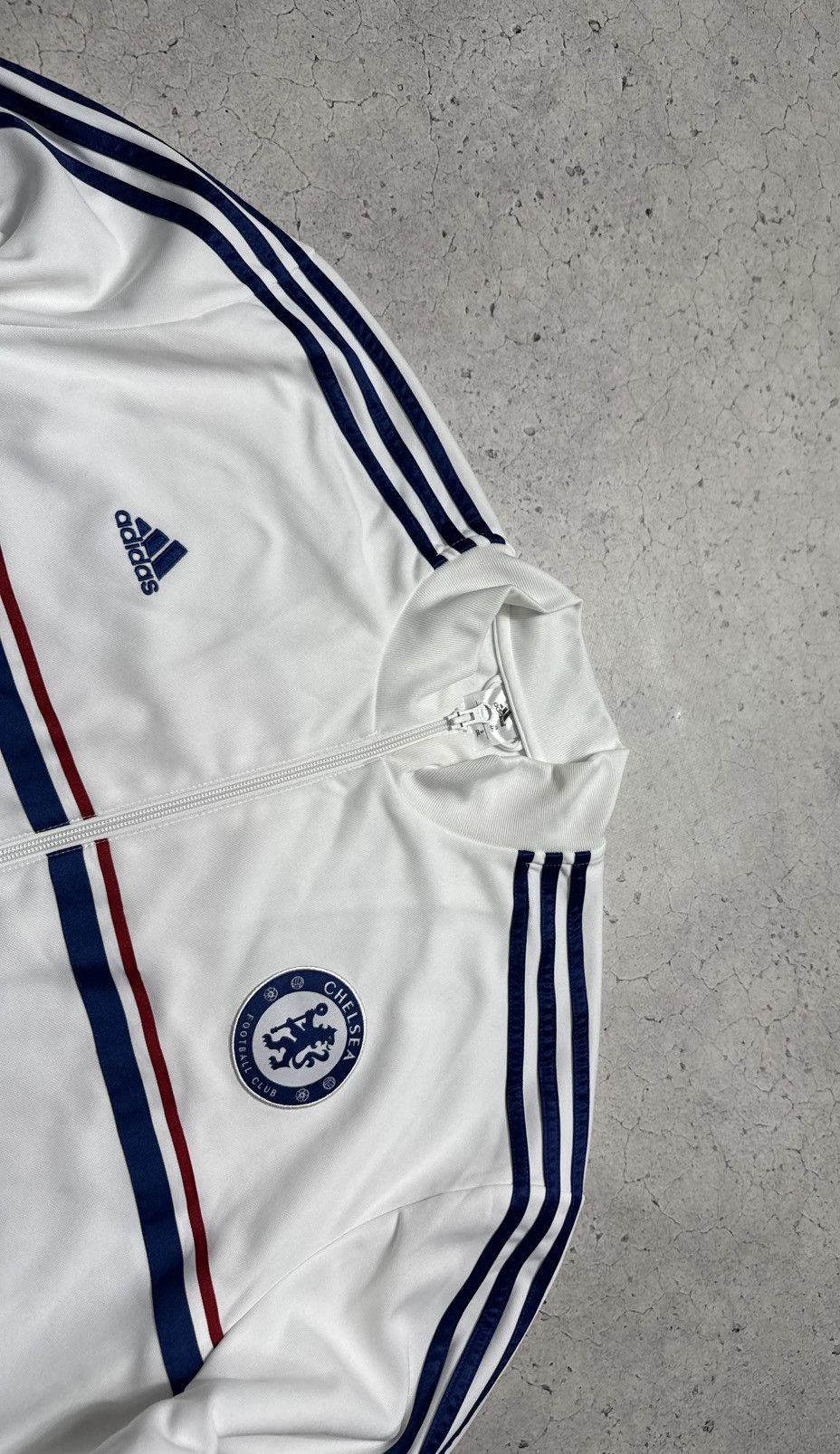 Adidas Adidas FC Chelsea Vintage Football Full Zip Track Jacket Size US XXL / EU 58 / 5 - 4 Thumbnail