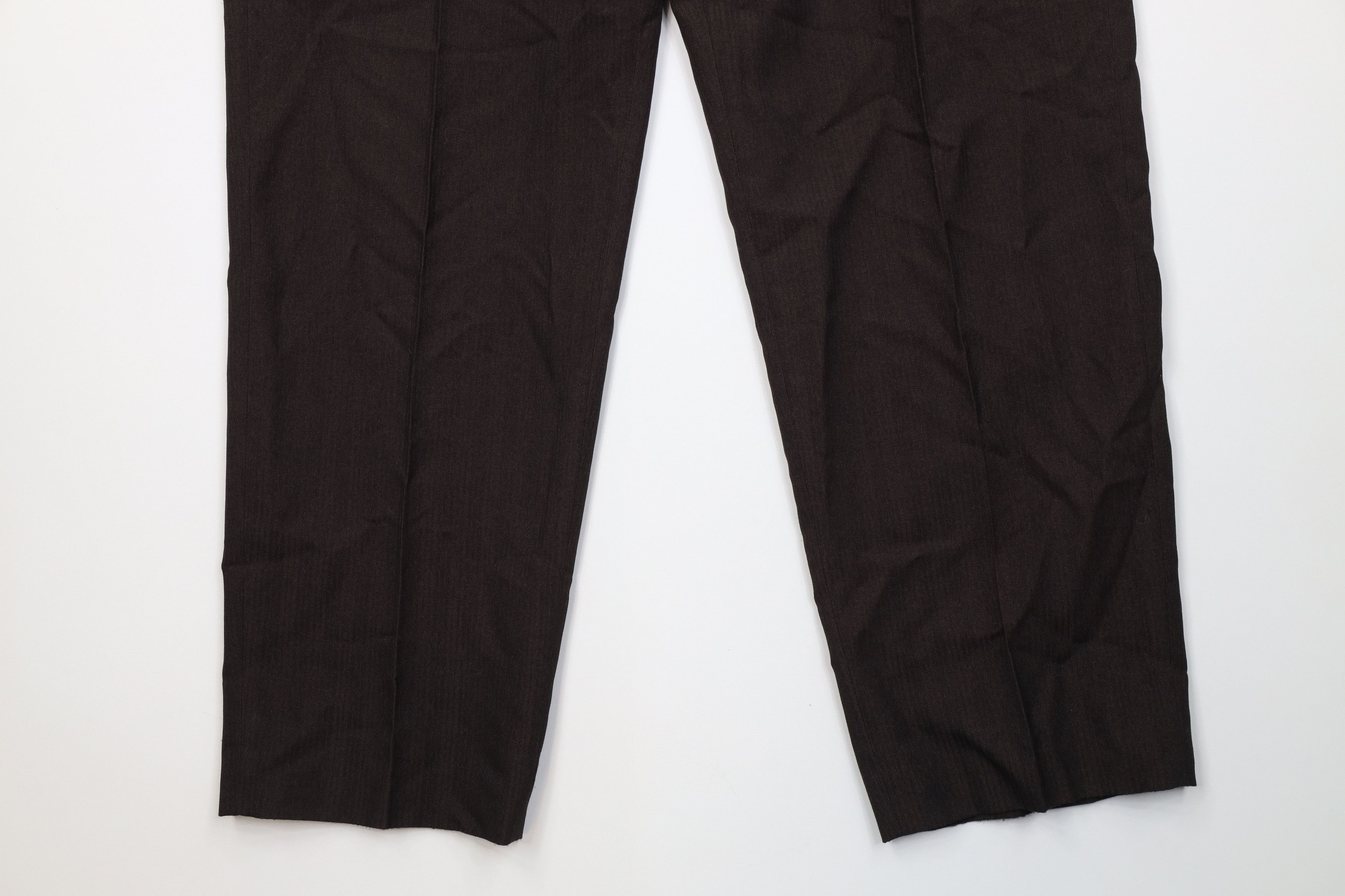 Vintage Vintage 90s Streetwear Knit Wide Leg Chino Pants Brown Size US 38 / EU 54 - 4 Thumbnail