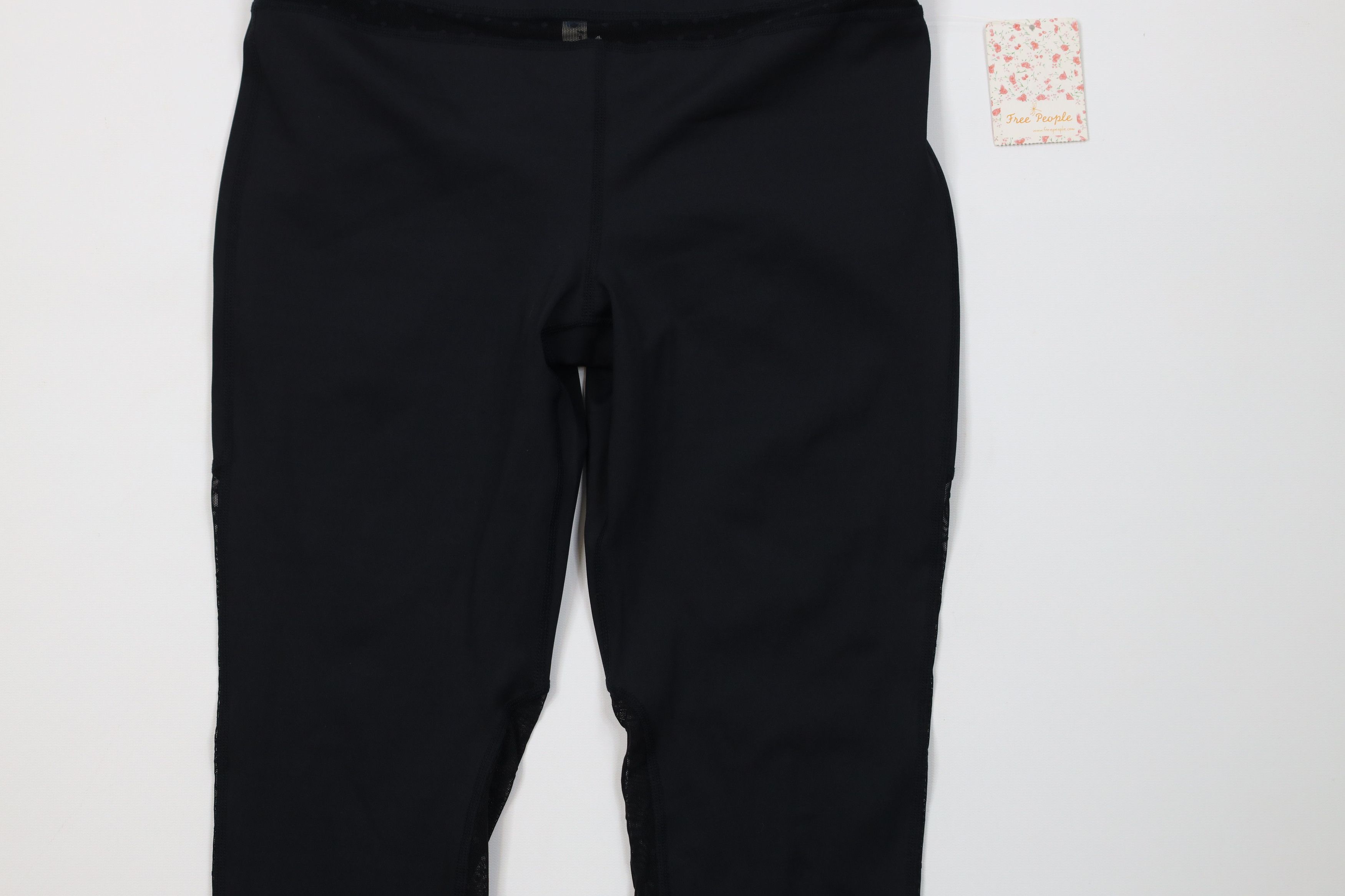 Free People New Free People Mesh Polka Dot Elena Leggings Pants Black Size 28" / US 6 / IT 42 - 3 Thumbnail