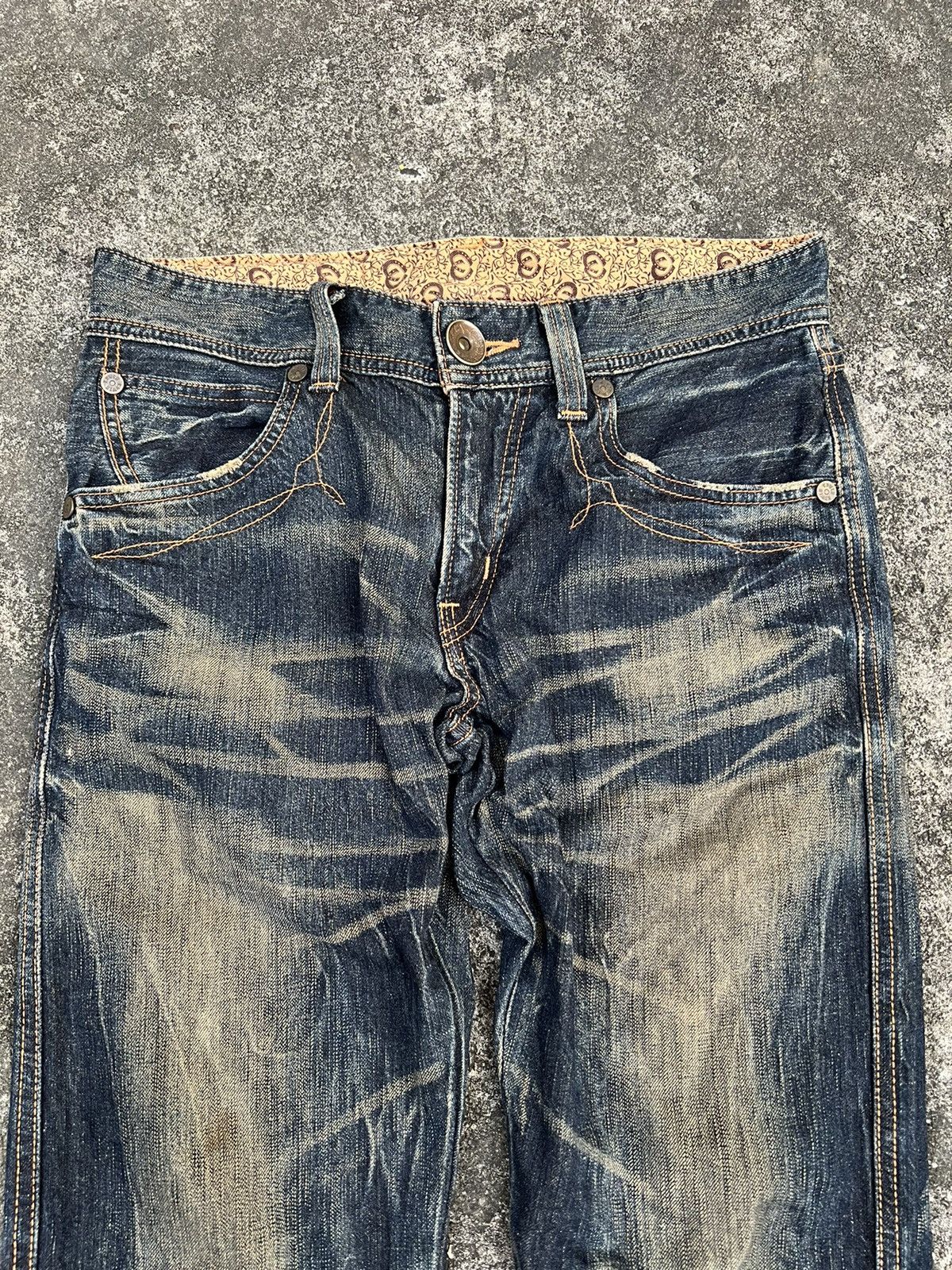 Edwin × If Six Was Nine × Japanese Brand EDWIN 503 BLUE TRIP PUNK JEANS VERY RARE Size US 31 - 5 Thumbnail
