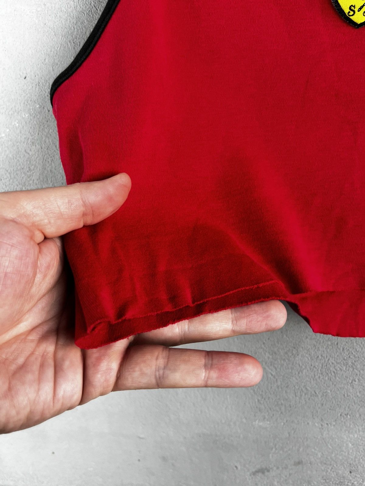 Ferrari Ferrari inspired red crop top t shirt vintage Size M / US 6-8 / IT 42-44 - 6 Thumbnail